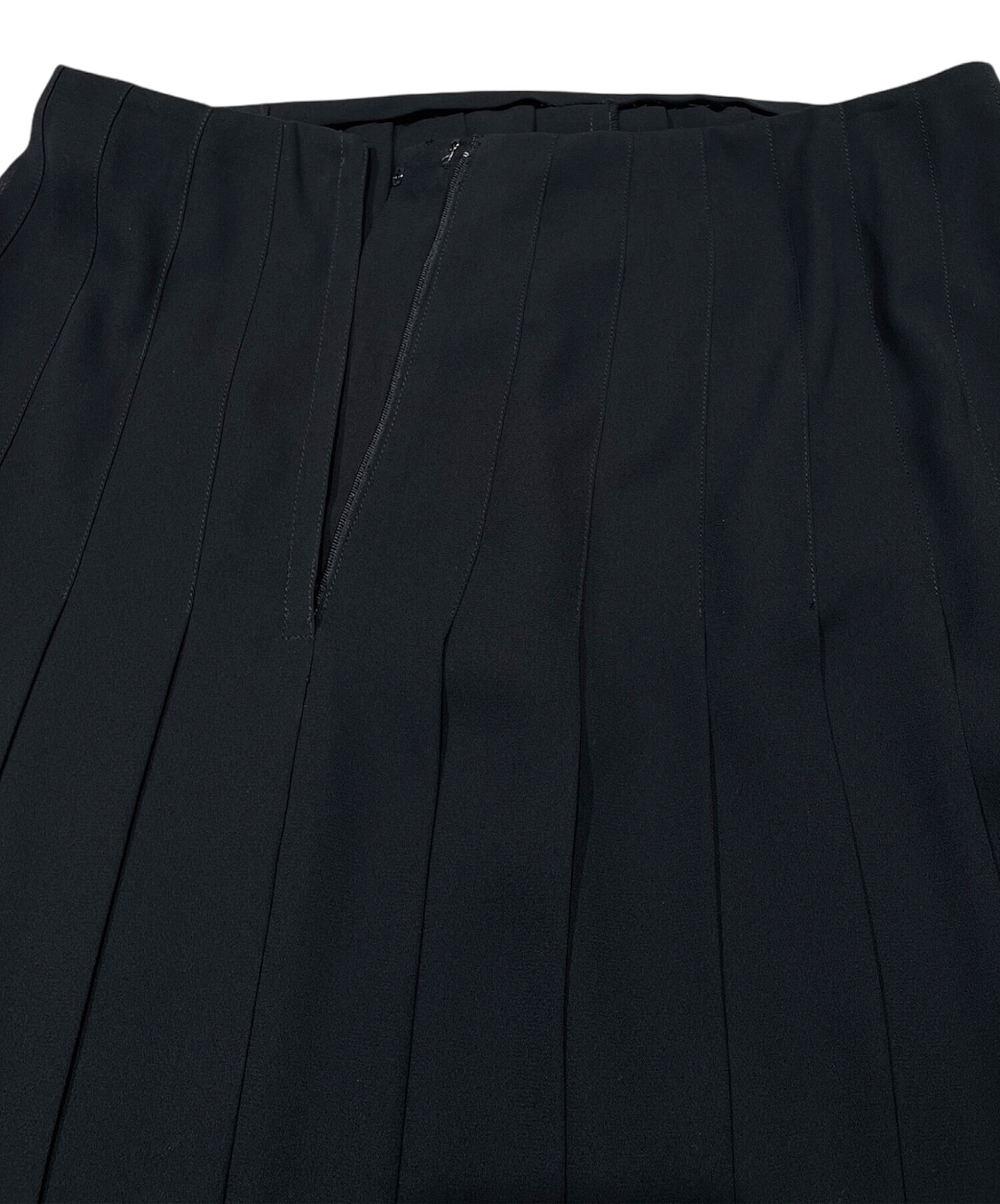 中古・古着通販】CHANEL (シャネル) プリーツロングスカート ブラック