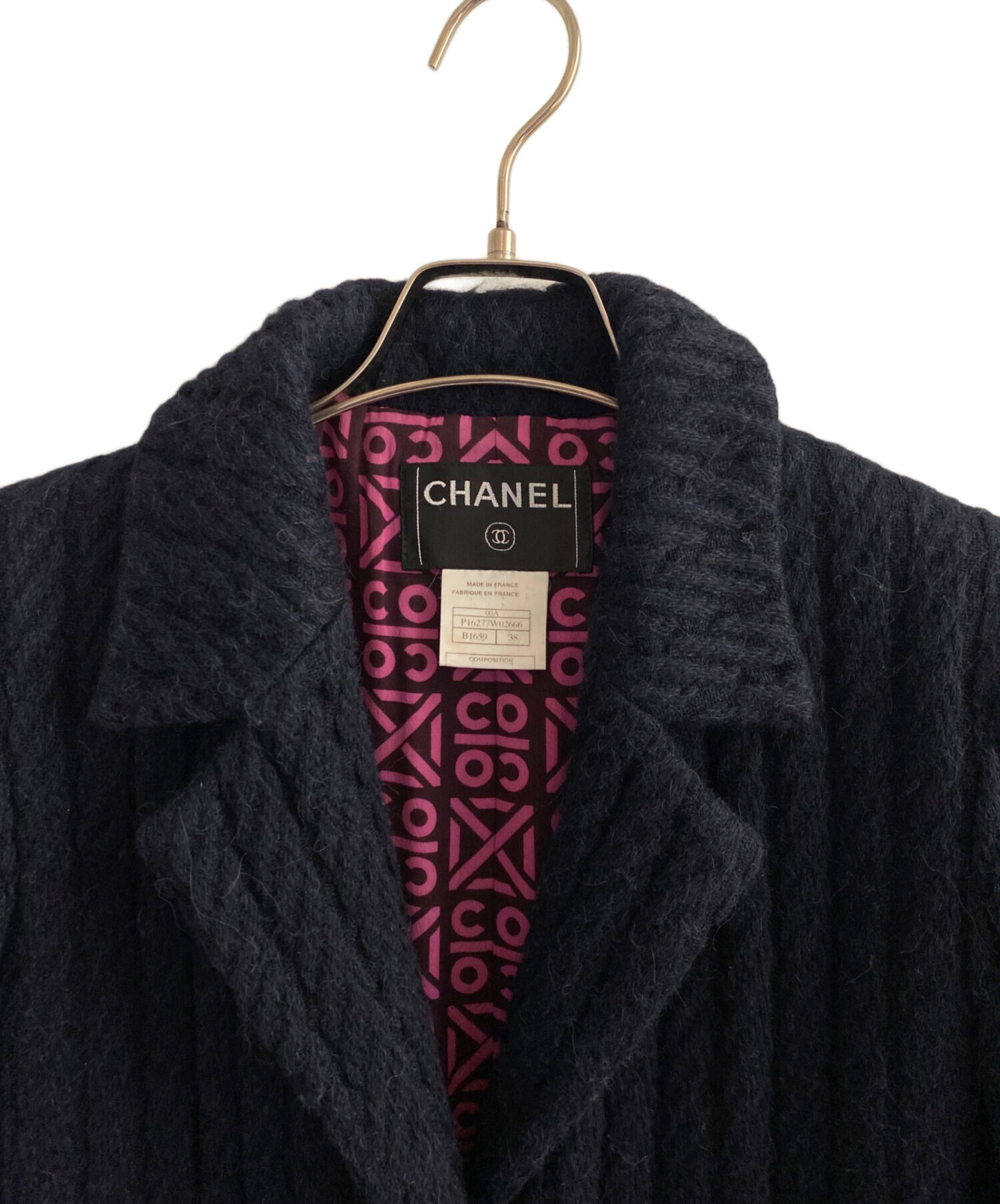 中古・古着通販】CHANEL (シャネル) ウールアルパカロングコート