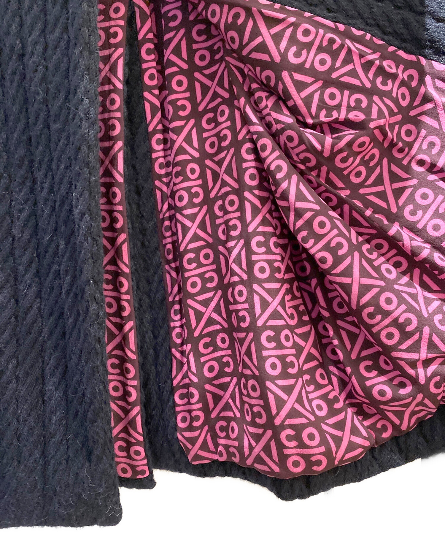 【極上美品】CHANEL シャネル アルパカロングコートダークブラウン 中古・古着通販】CHANEL (シャネル) ウールアルパカロングコート