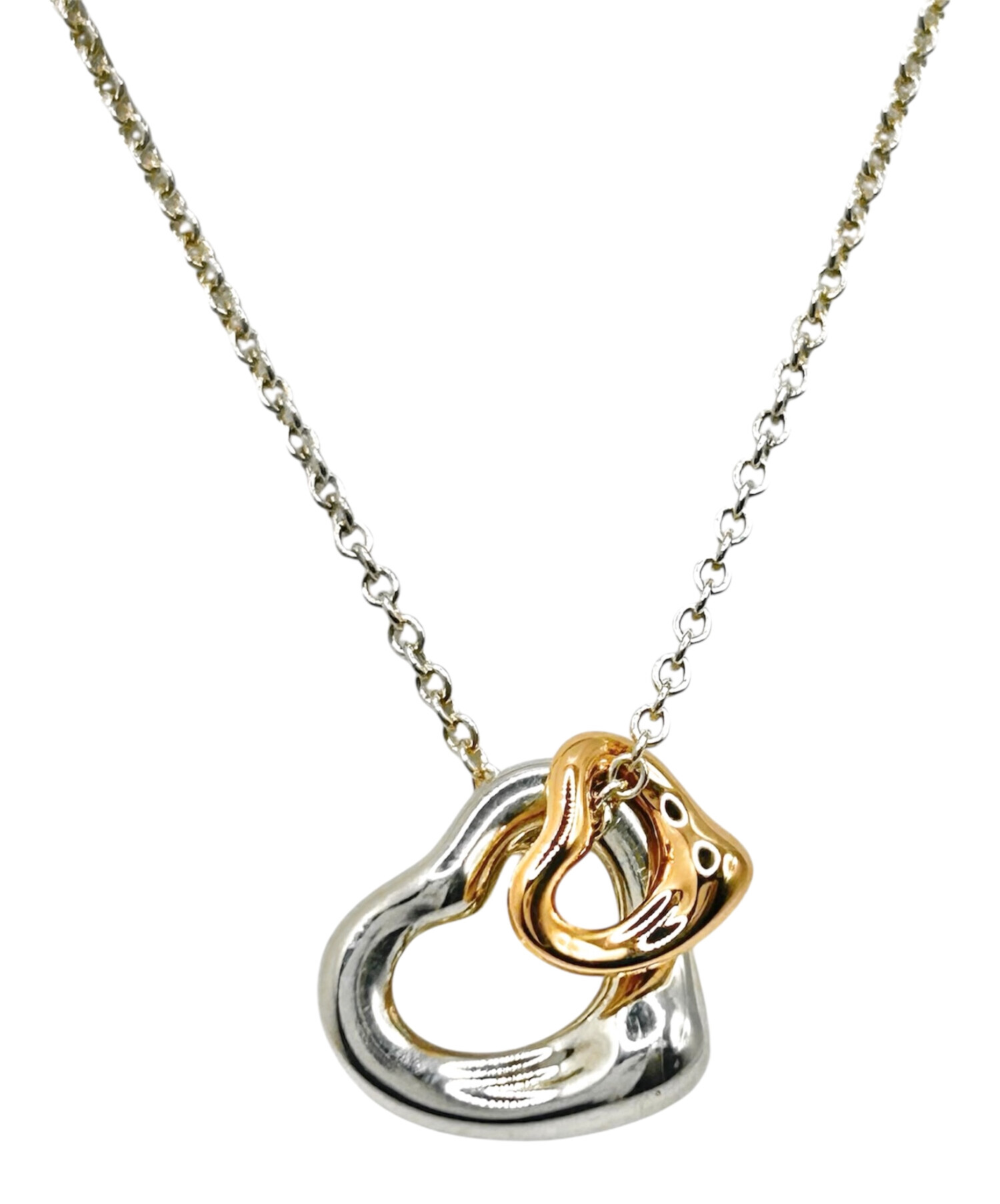 中古・古着通販】TIFFANY & Co. (ティファニー) ダブルオープンハート 