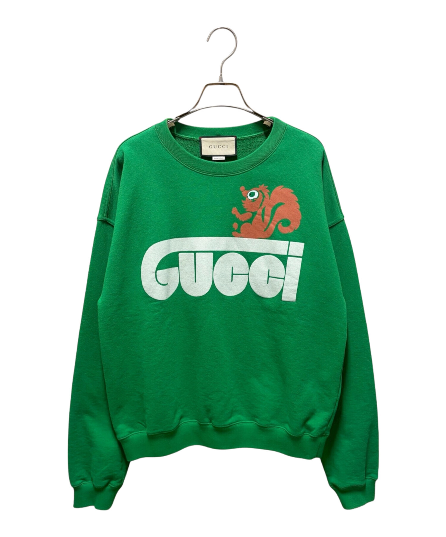 【GUCCI】グッチ 22ss スカンク レトロ プリント ロンT 中古・古着通販】GUCCI (グッチ) スカンクプリントクルーネックニット