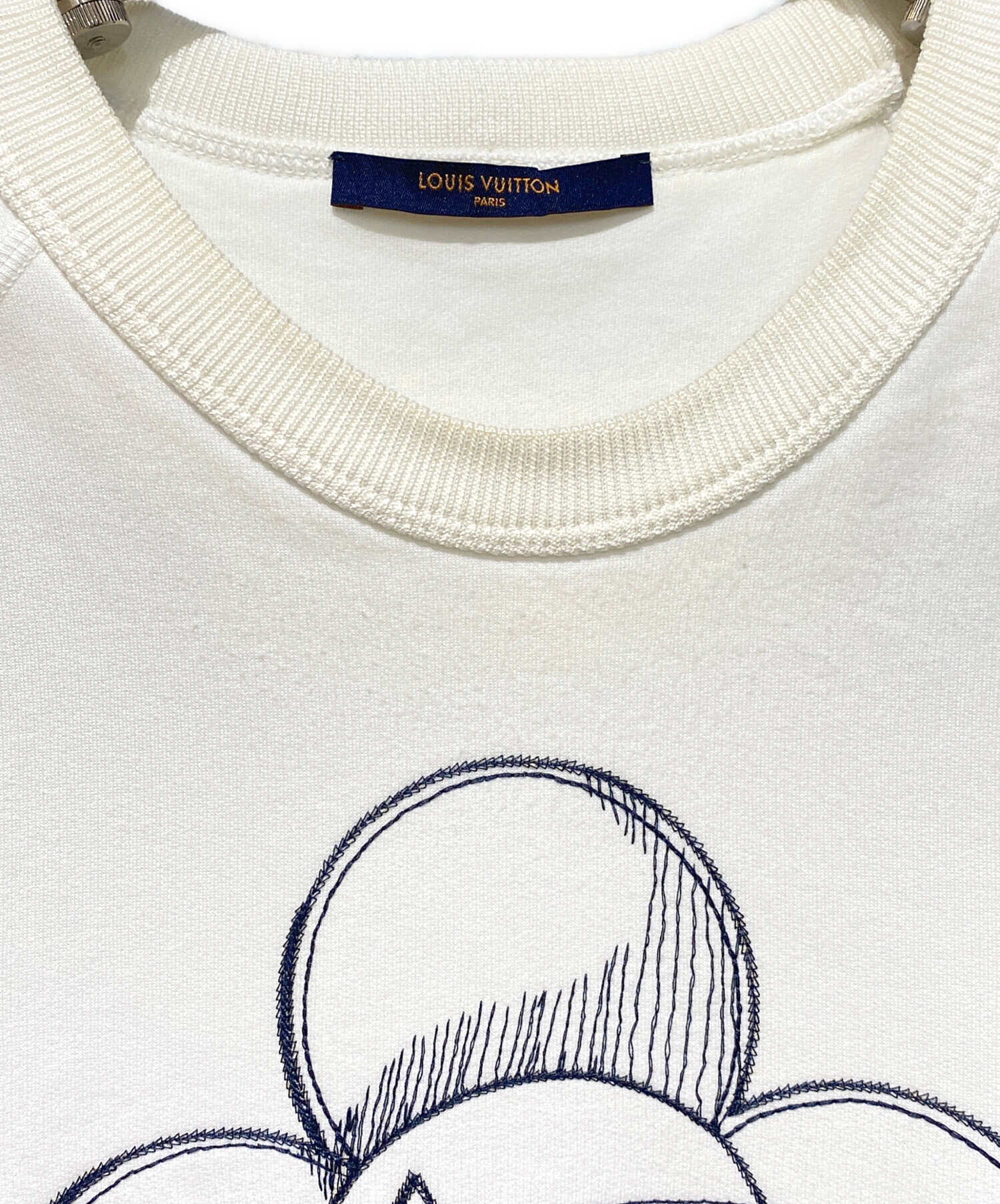 LOUIS VUITTON ヴィヴィエンヌ刺繍クルーネックスウェット XXL