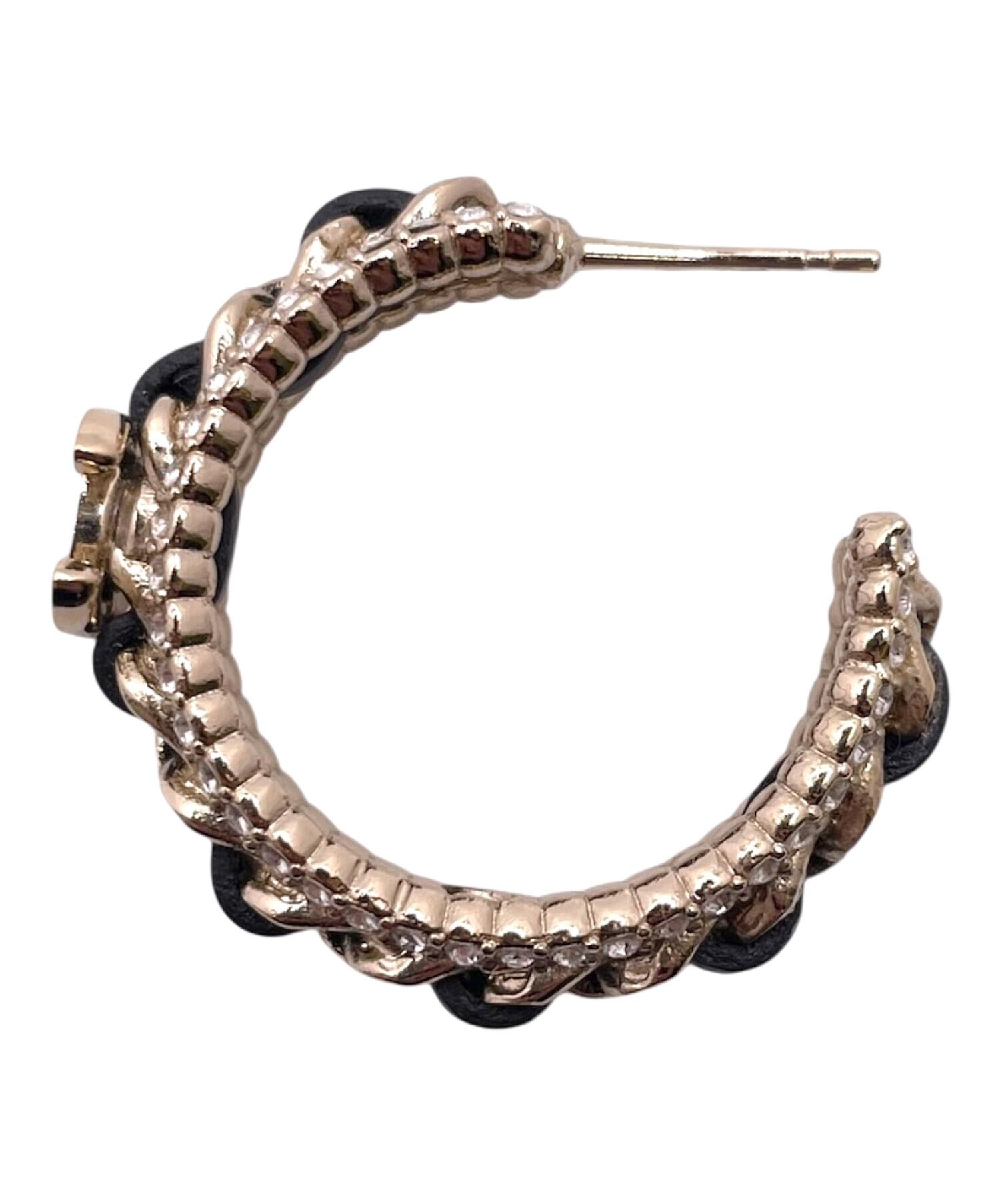 中古・古着通販】CHANEL (シャネル) ココマーク フープ ピアス