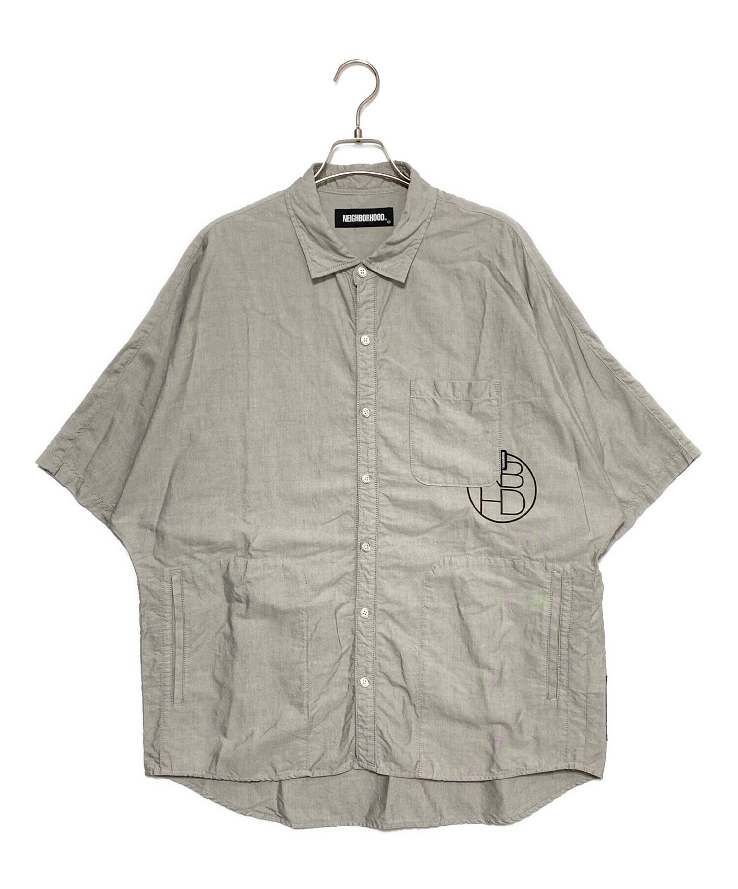 トップス 【GRAY】NEIGHBORHOOD BIG LOGO / C-SHIRT.SS