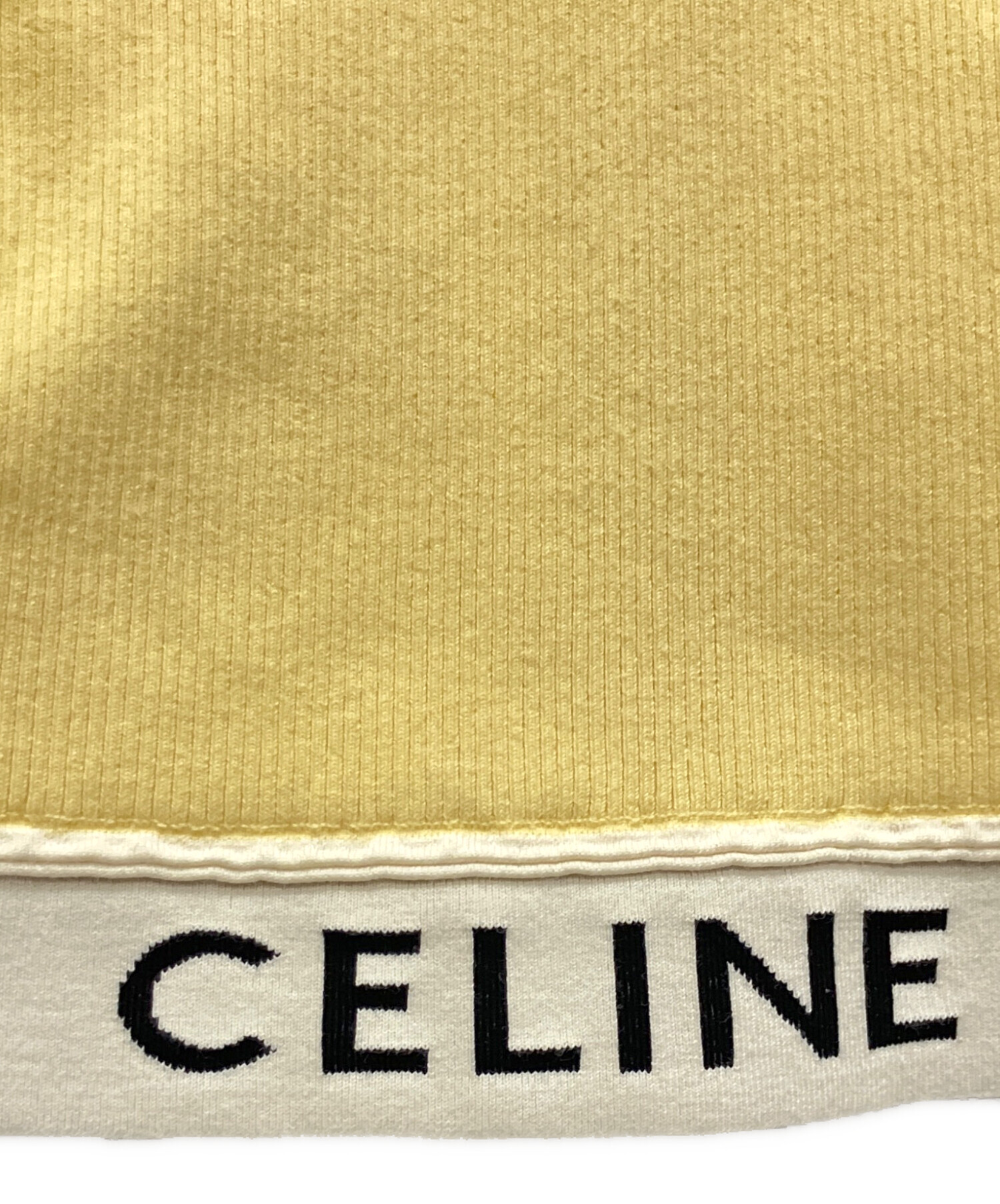 中古・古着通販】CELINE (セリーヌ) ロゴアスリート ブラ イエロー