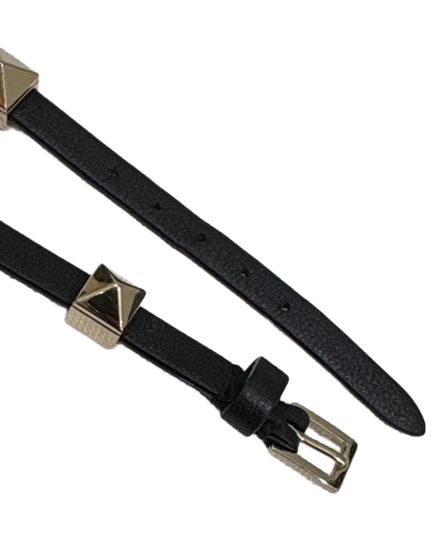 中古・古着通販】VALENTINO (ヴァレンティノ) 2連スタッズブレスレット
