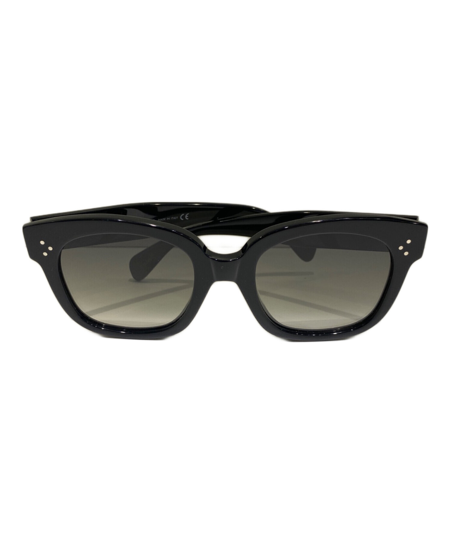 セリーヌ サングラス CL4002UN 中古 ブラック CELINE | シンプル アイ 