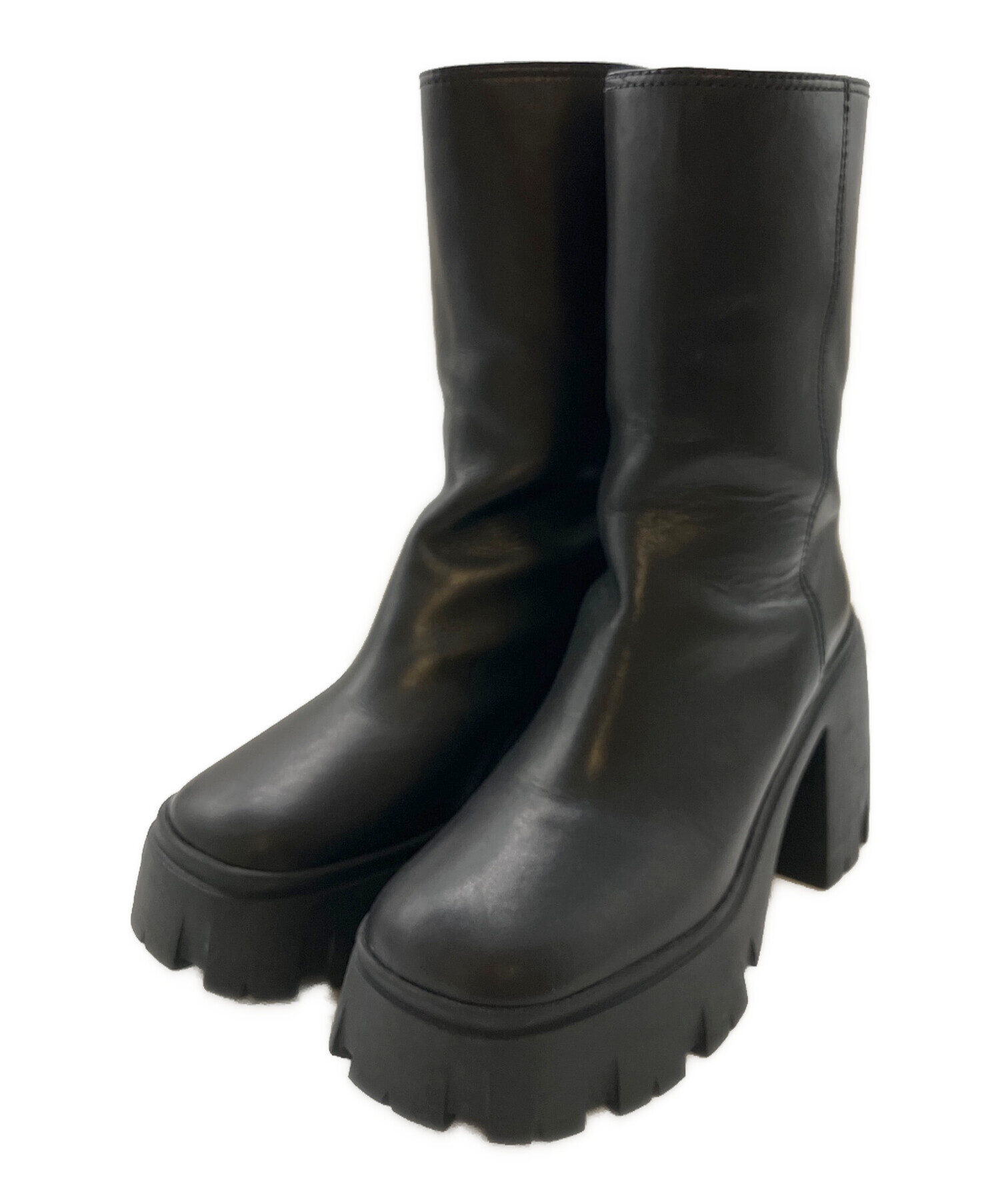 【箱付】MIUMIU　ミュウミュウ　レインブーツ　ブラック　黒 brand-td-store_00032629