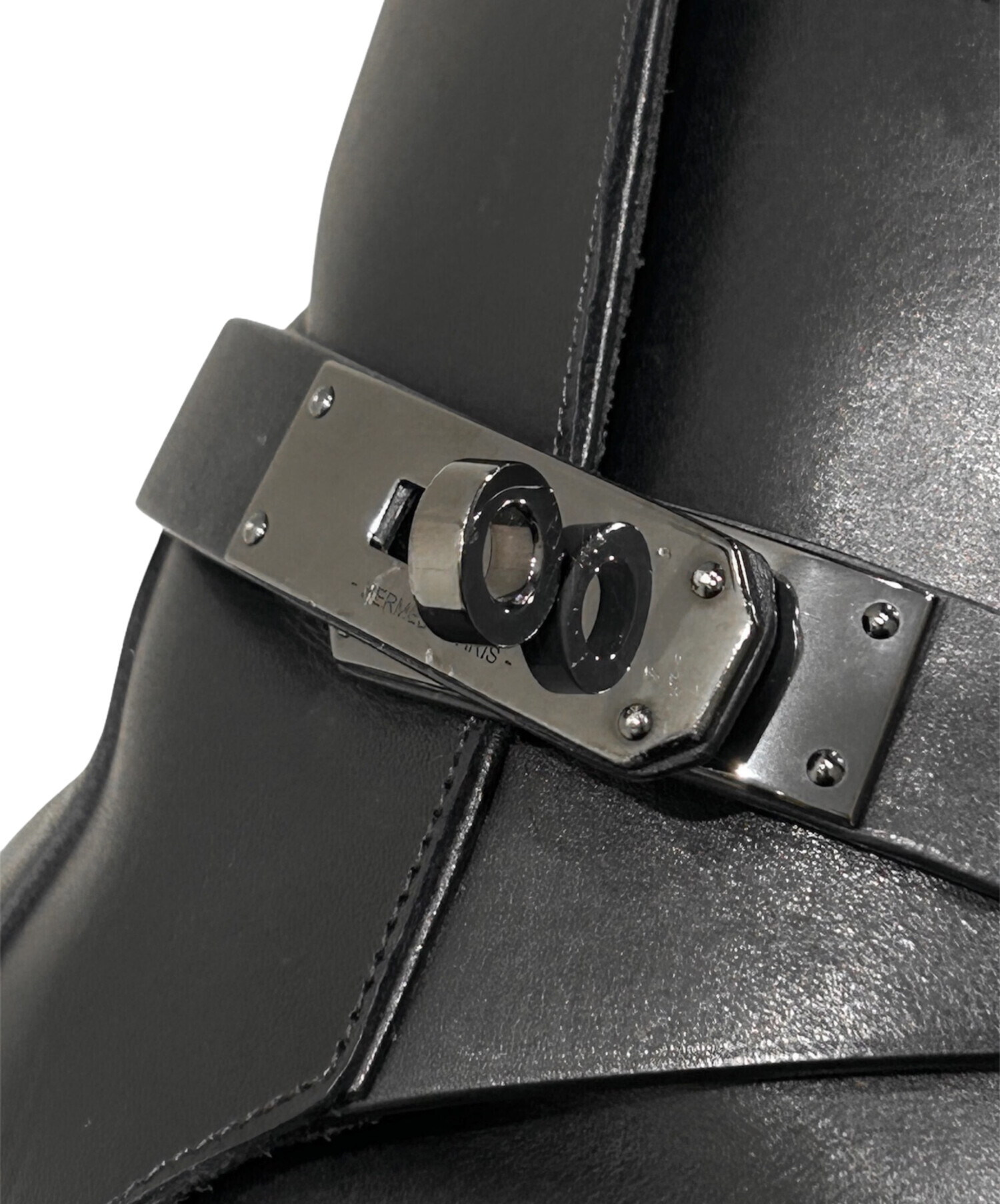 中古・古着通販】HERMES (エルメス) ヴェオ / ショートブーツ ブラック