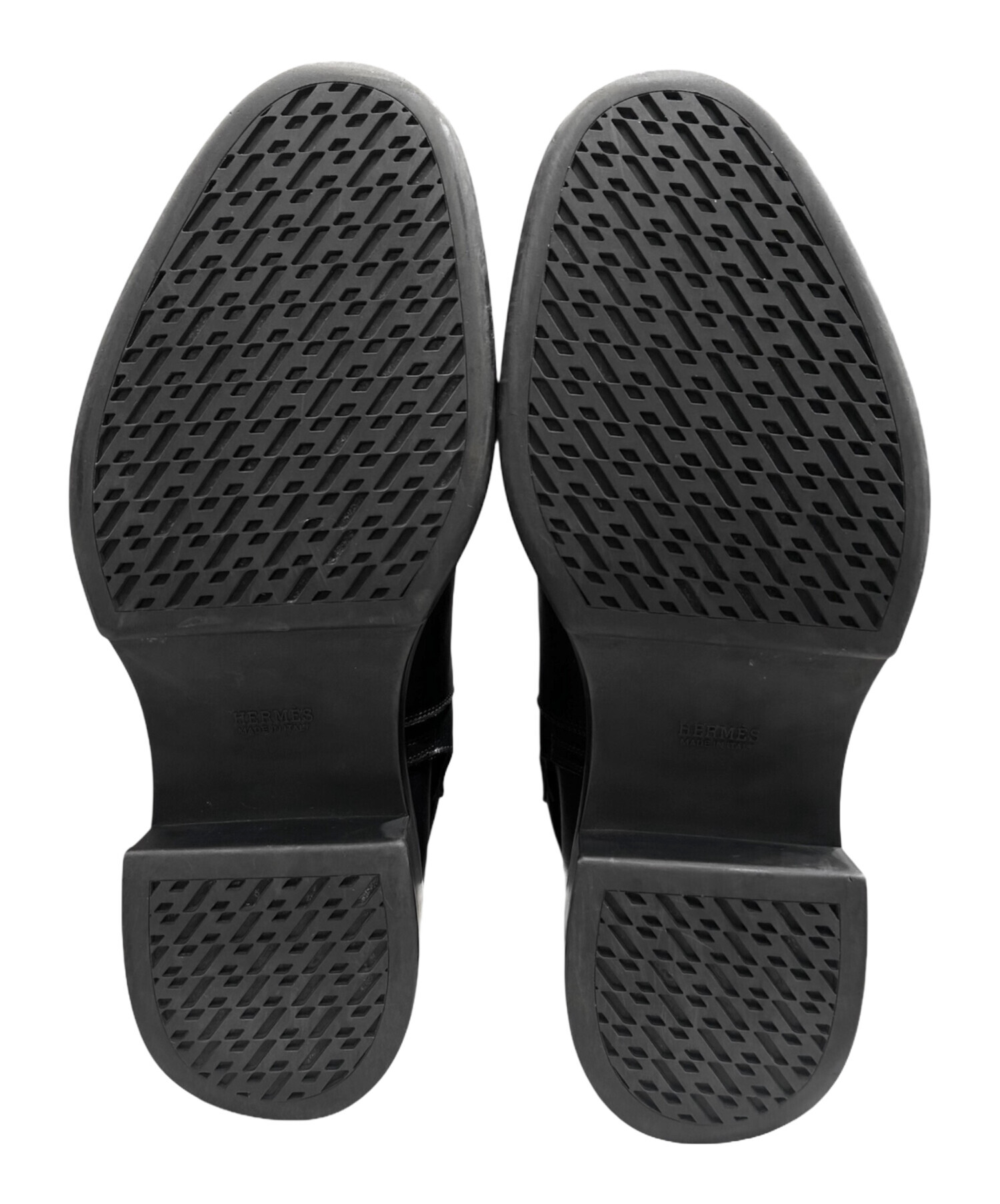 Hermes エルメス ショートブーツ ブラック サイズ40 中古・古着通販】HERMES (エルメス) ヴェオ / ショートブーツ ブラック