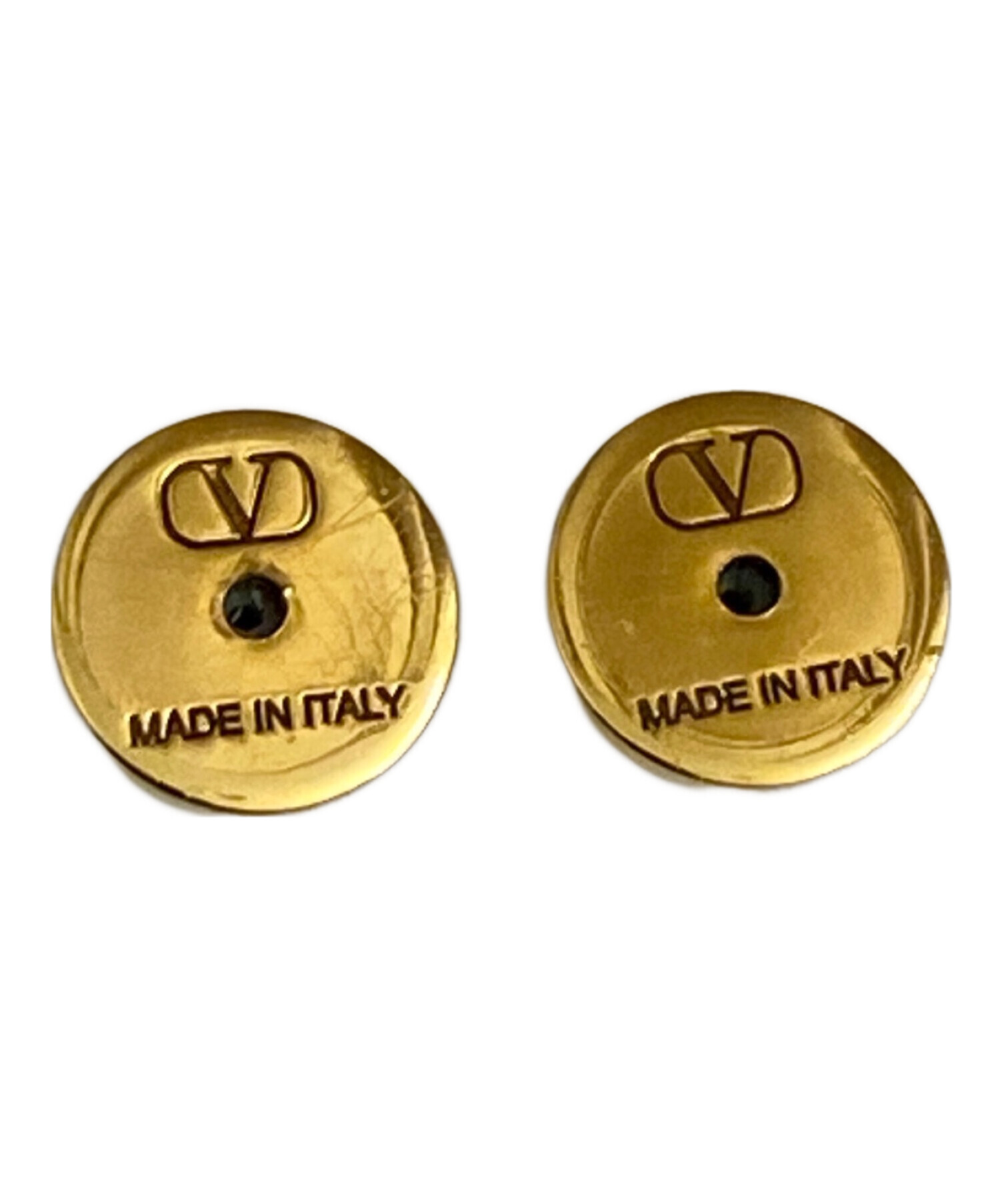 中古・古着通販】VALENTINO (ヴァレンティノ) Vロゴシグネチャーメタル 
