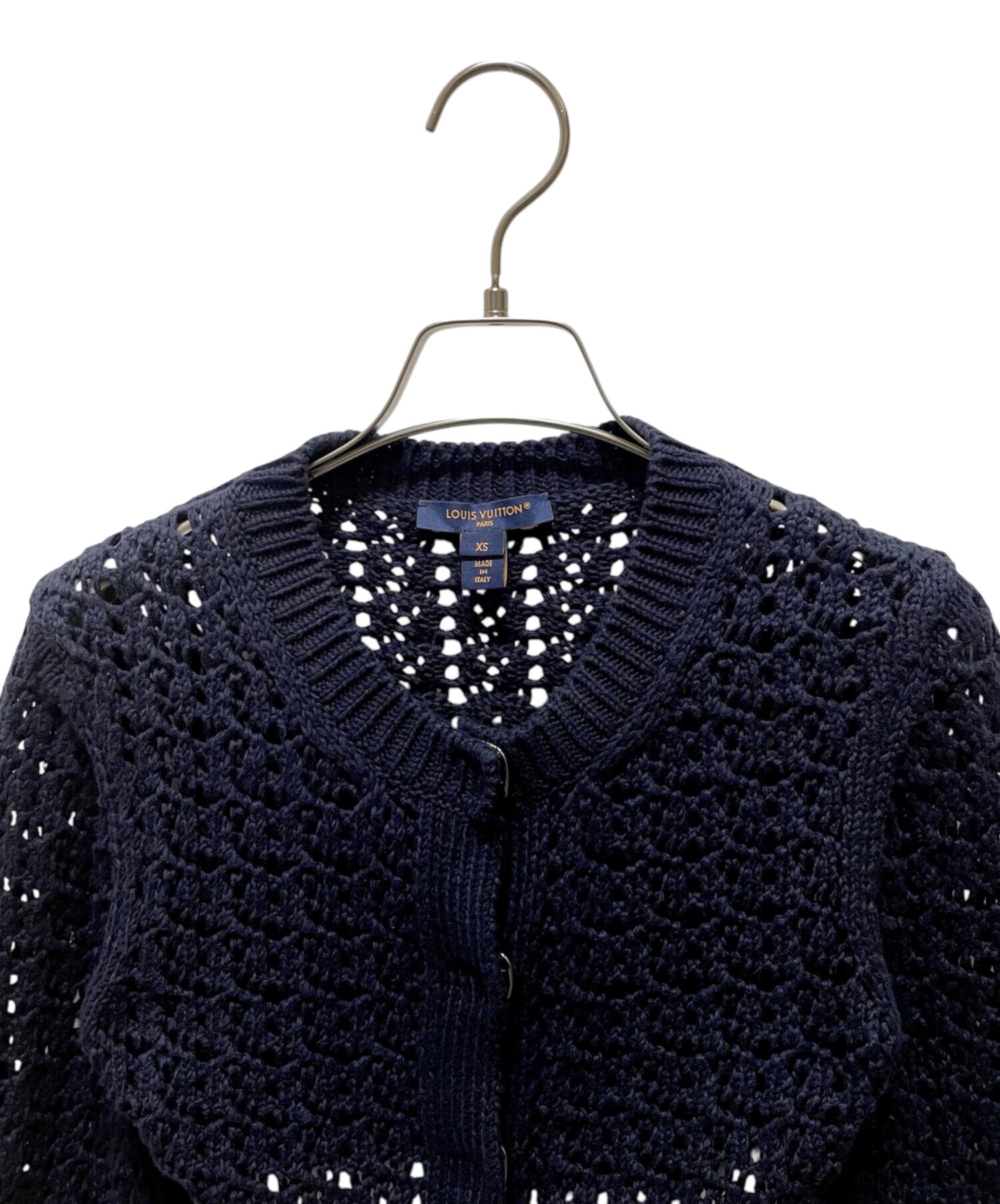 ルイヴィトンxsテクニカルニットカーディガン 中古・古着通販】LOUIS VUITTON (ルイ ヴィトン) モヘア混ニット