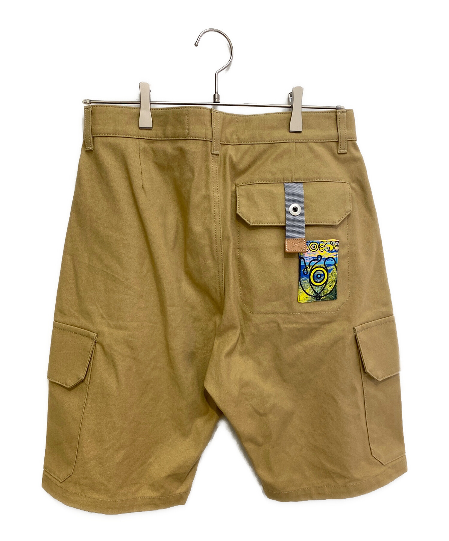 中古・古着通販】LOEWE (ロエベ) NATURE COTTON TWILL CARGO SHORTS 