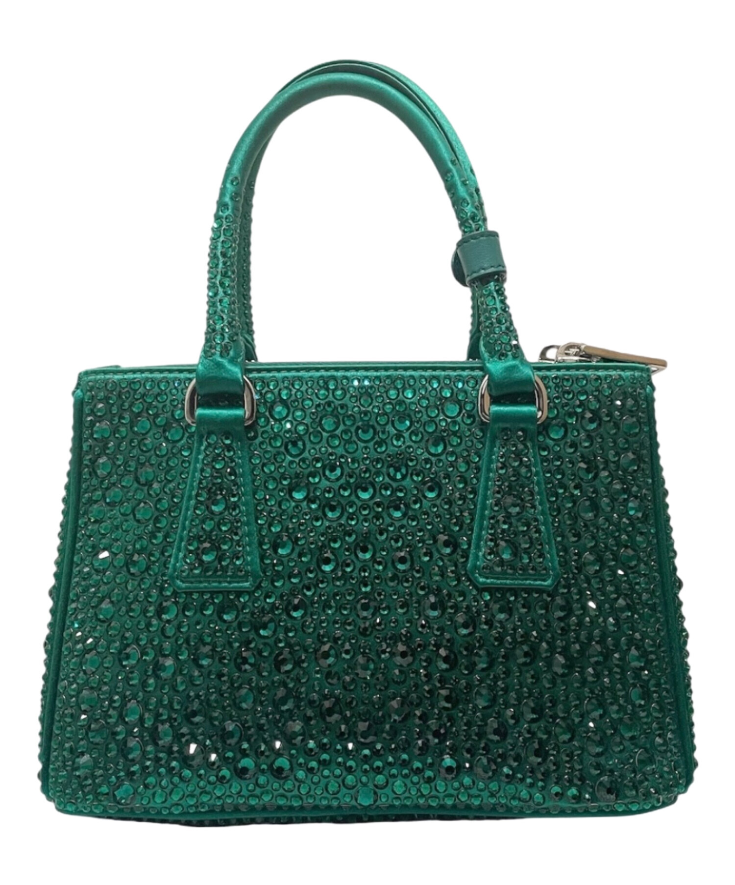 中古・古着通販】PRADA (プラダ) ガレリアクリスタル グリーン 