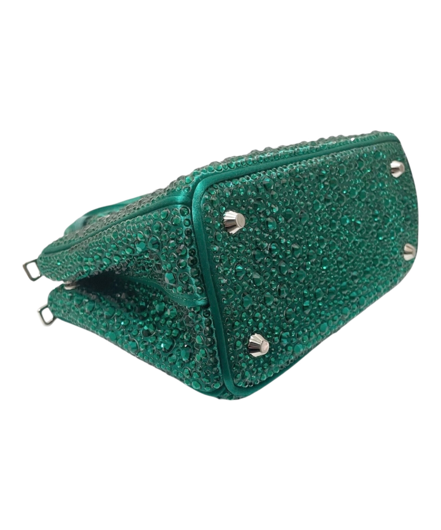 中古・古着通販】PRADA (プラダ) ガレリアクリスタル グリーン 