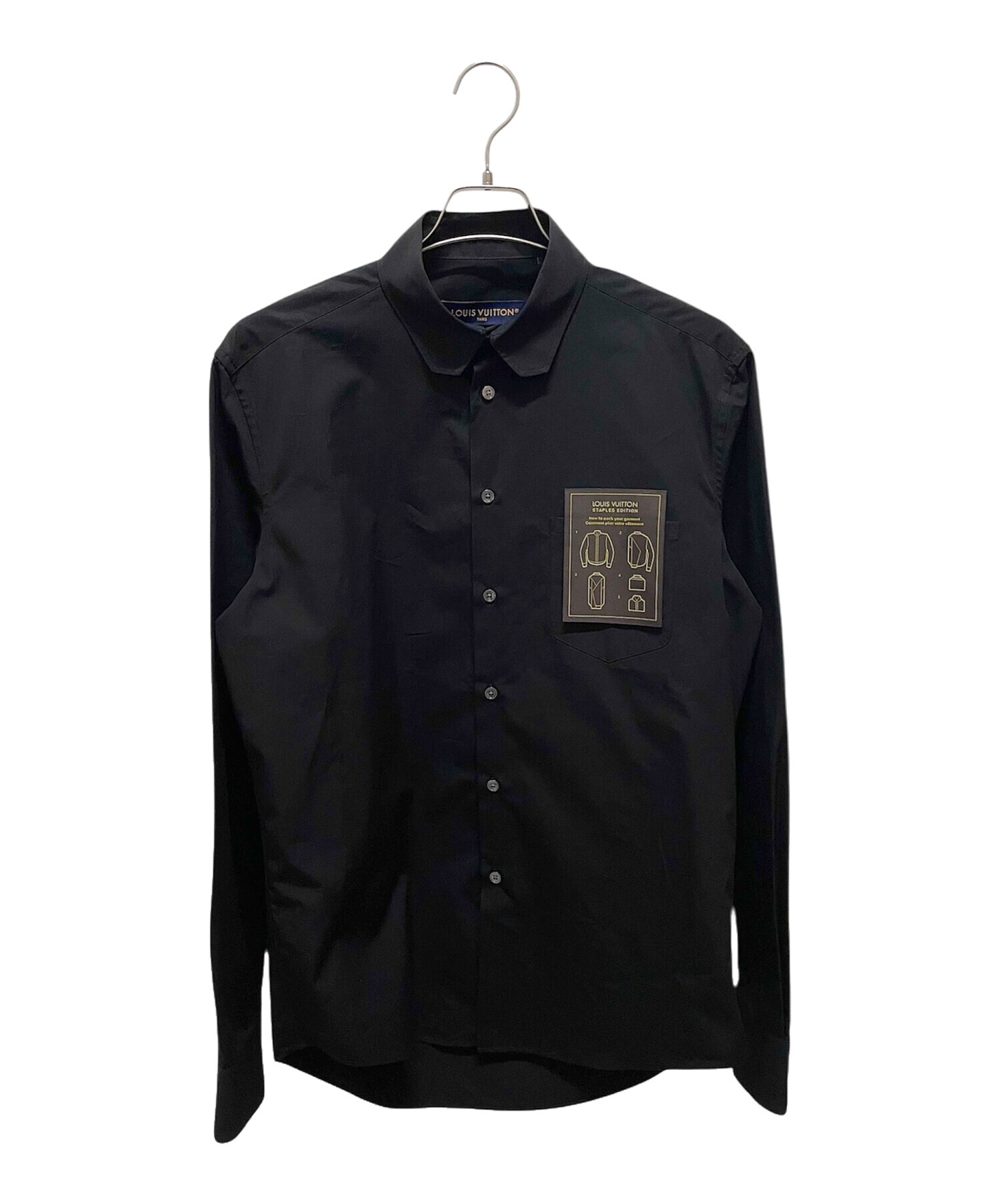 中古・古着通販】LOUIS VUITTON (ルイ ヴィトン) 長袖シャツ ブラック