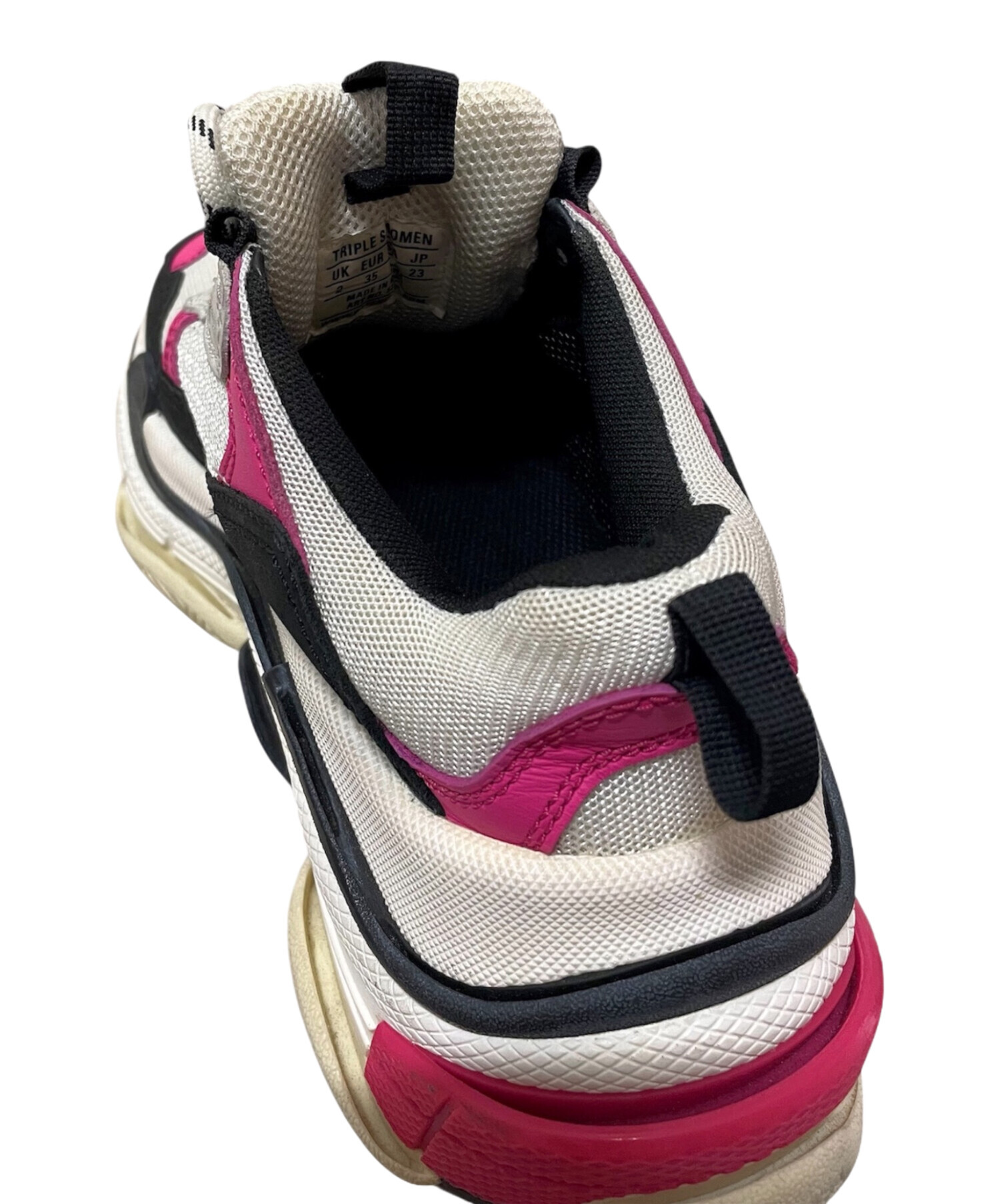 バレンシアガ シューズ 35(EUR) BALENCIAGA ピンク スニーカー 35 