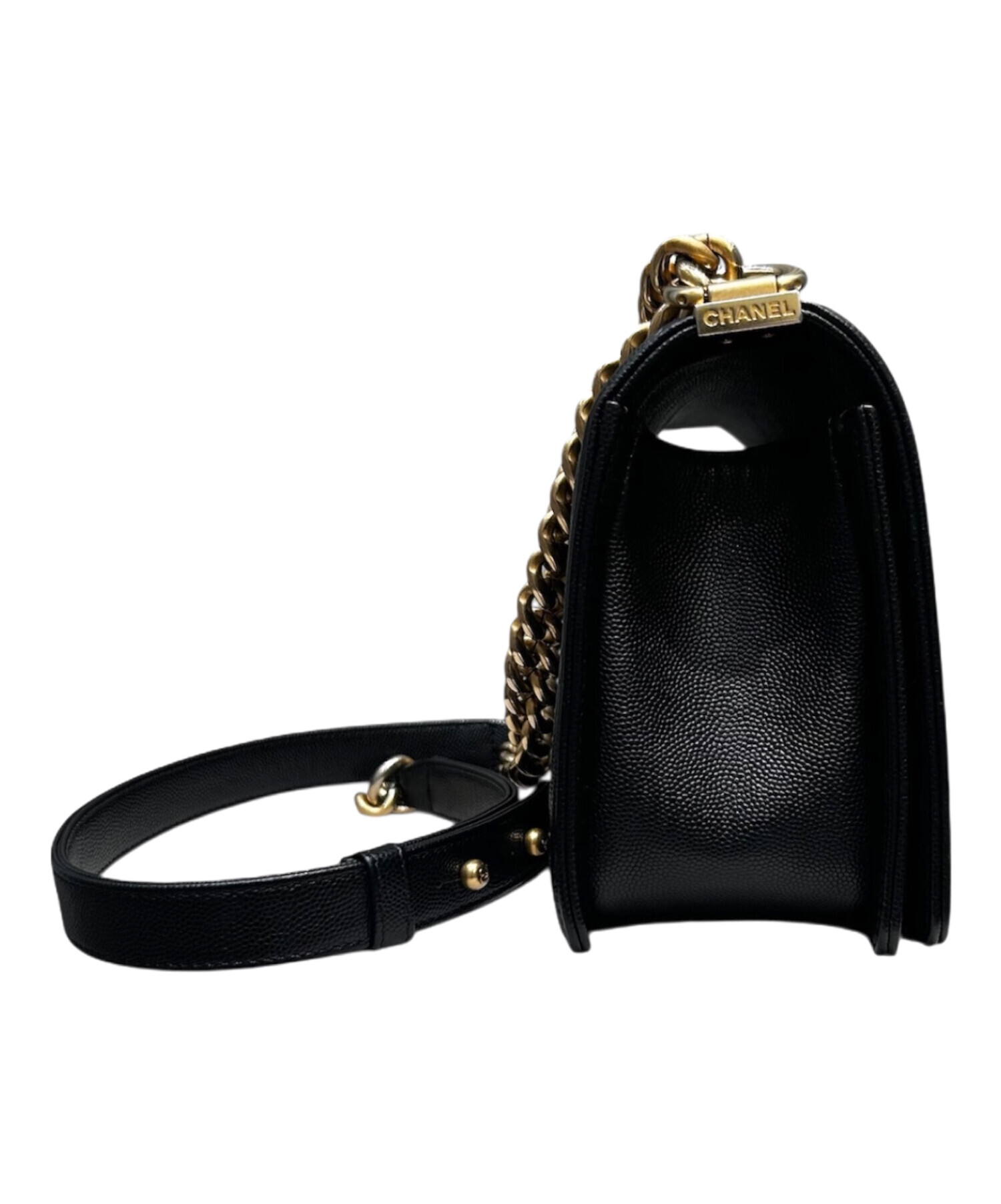 中古・古着通販】CHANEL (シャネル) ボーイシャネル25 ブラック
