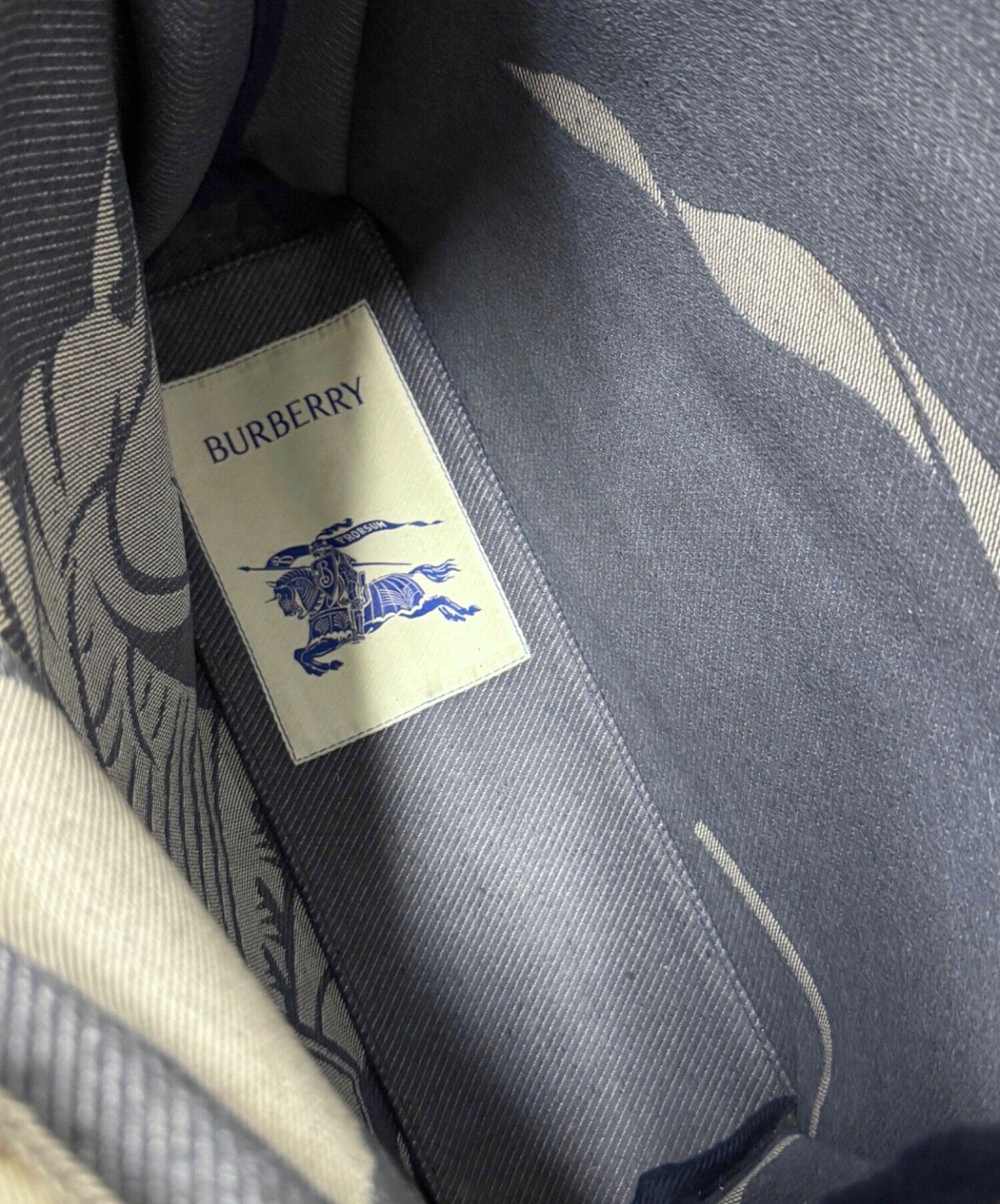 中古・古着通販】BURBERRY (バーバリー) EKD XL SQUARE TOTE トート