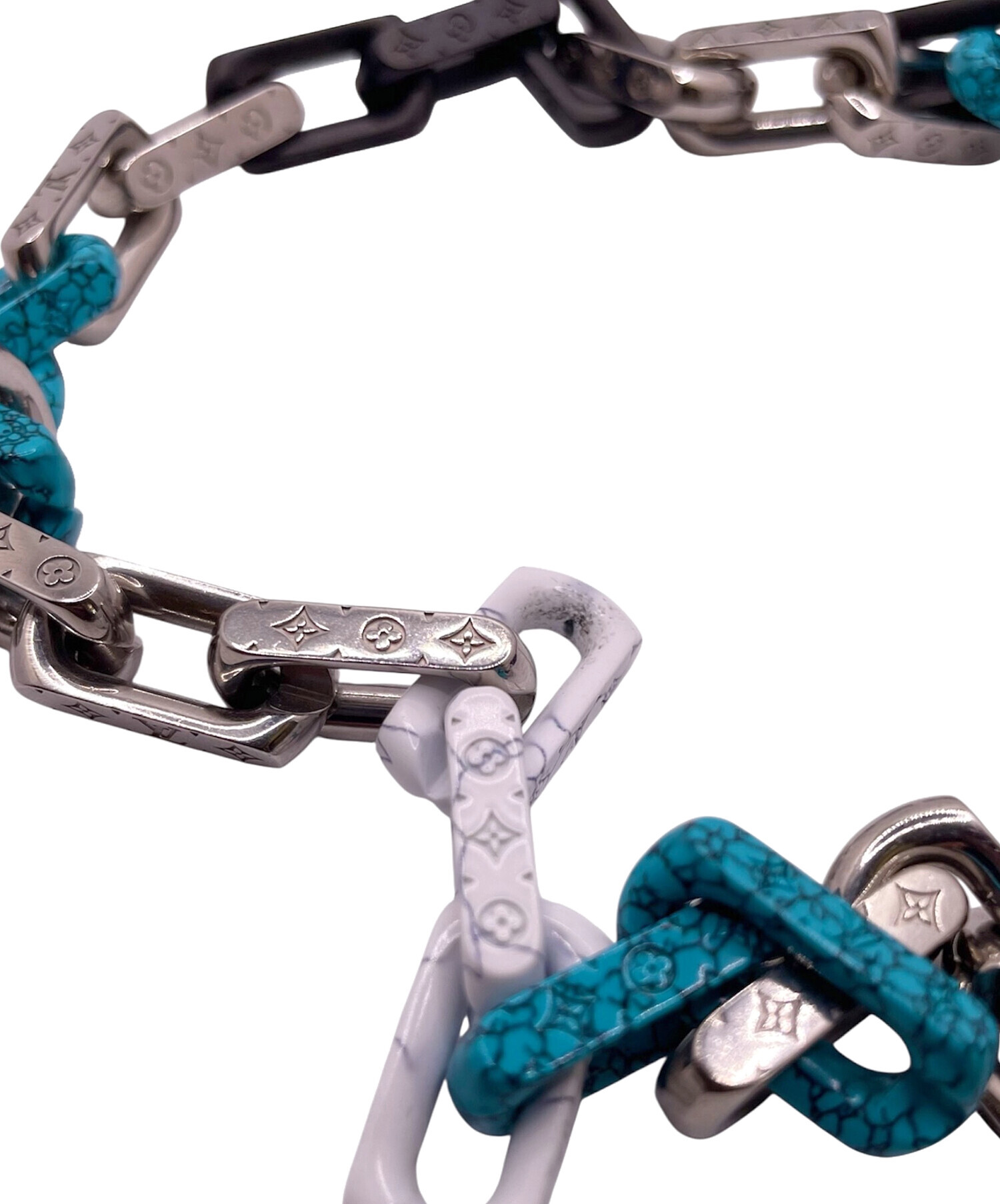 Louis Vuitton ヴィンテージ ネックレス Vintage LV Long Toggle Chain Link Necklace - Gold – Frances Valentine
