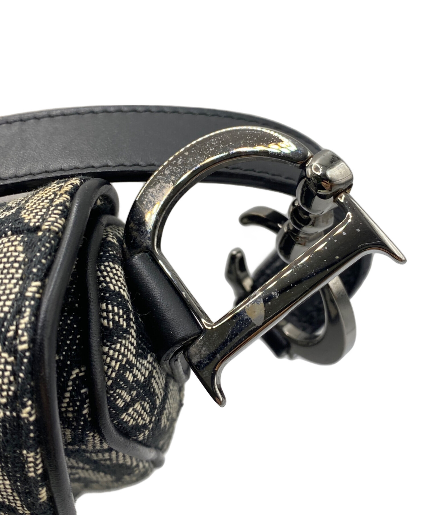 ディオール SADDLE サドル オブリークジャガード カーフスキン