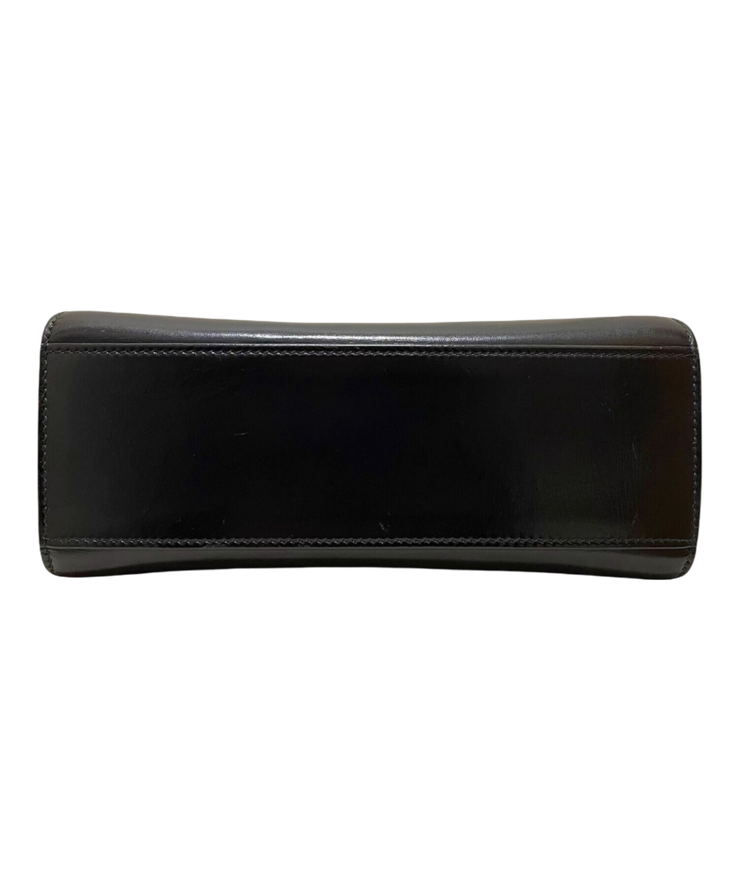 ■エルメススポーツ タイ付きシャツ 黄金の拍車 Mサイズ　HERMES／総柄／茶／ブラウン／七分袖／フランス製／メンズ／春 中古・古着通販HERMES (エルメス) ケリースポーツPM⁄ゴールド金具