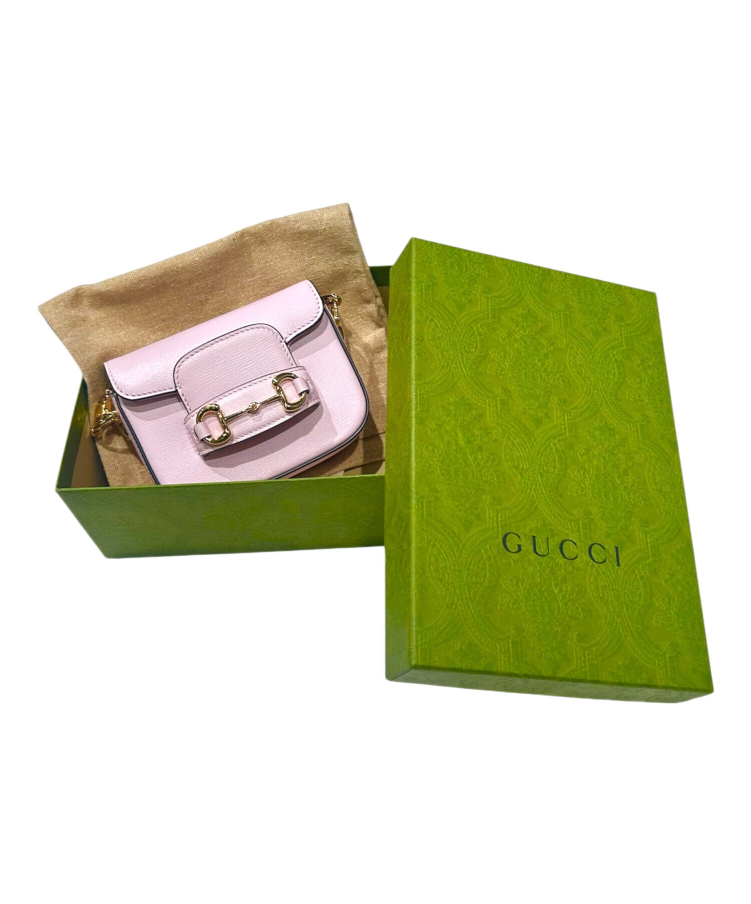 GUCCI 新品未使用　ピンク ホースビットミュール 37 中古・古着通販】GUCCI (グッチ) ホースビット 1955 ナノバッグ