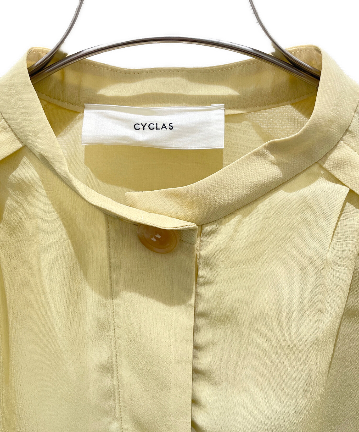 中古・古着通販】CYCLAS (シクラス) レーヨンギャザーブラウス
