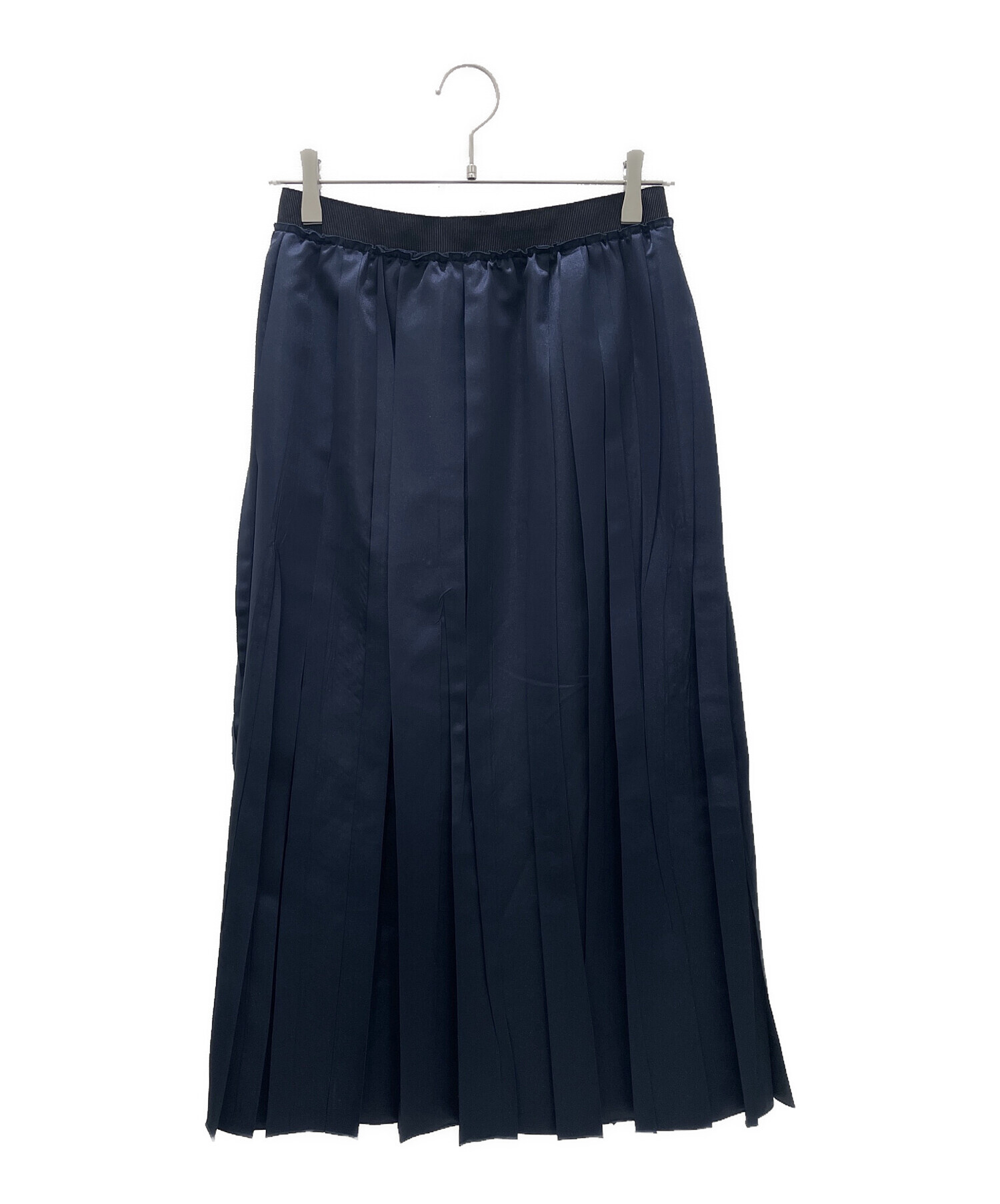中古・古着通販】CYCLAS (シクラス) プリーツロングスカート ネイビー 