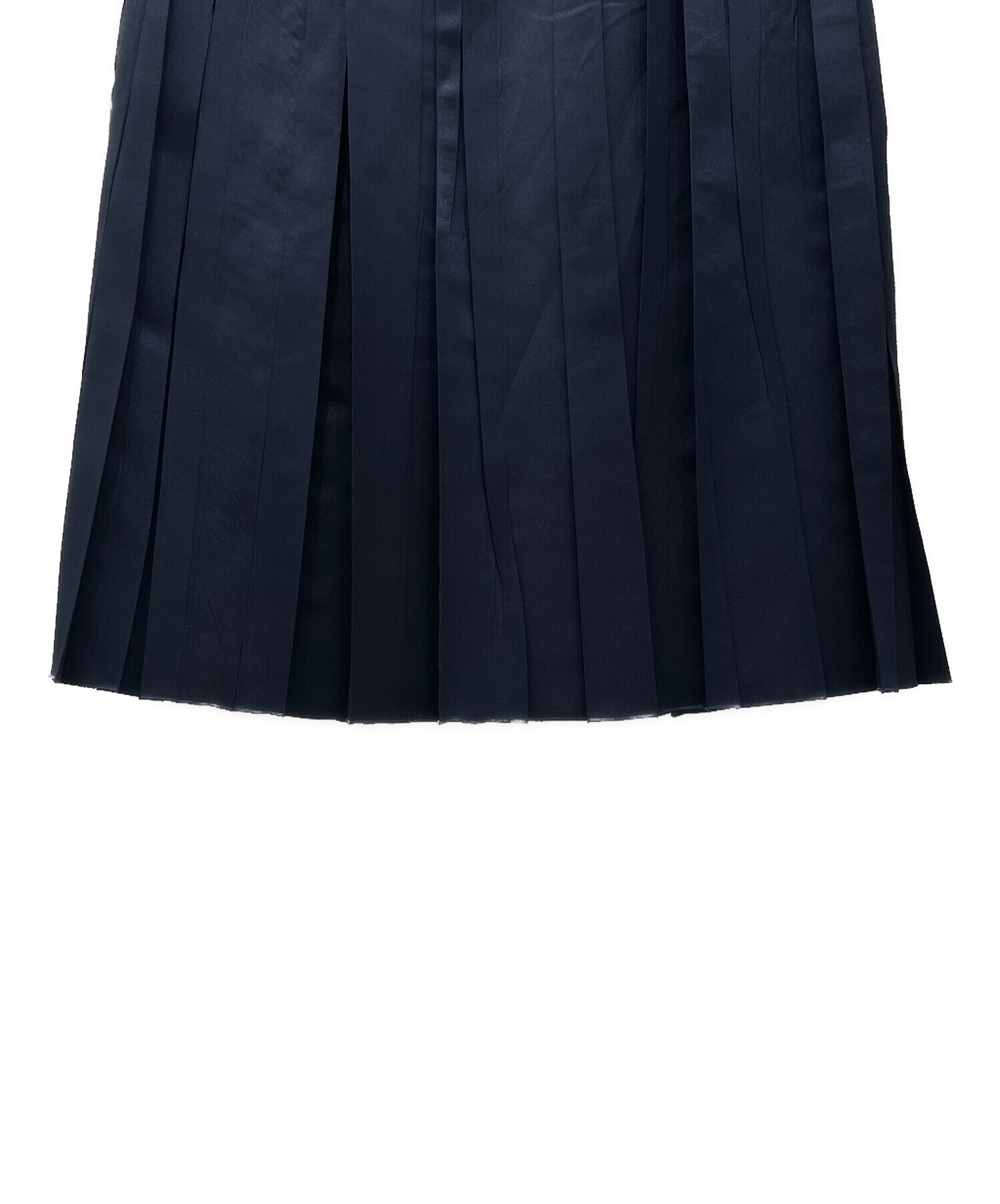中古・古着通販】CYCLAS (シクラス) プリーツロングスカート ネイビー