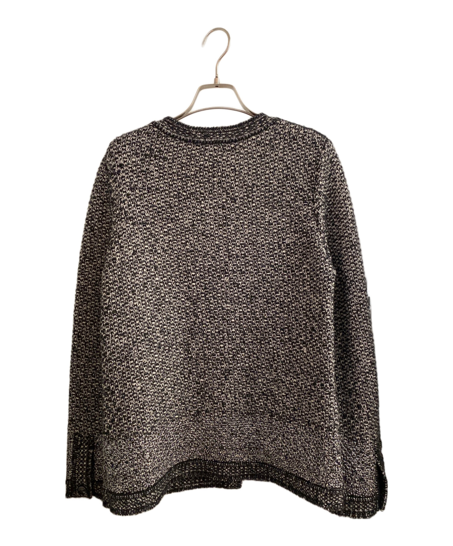 シャネル  P39219K02781 ラインストーン装飾ビジューボタンカーディガン レディース 42 中古・古着通販】CHANEL (シャネル) ココマークボタン ラインストーン
