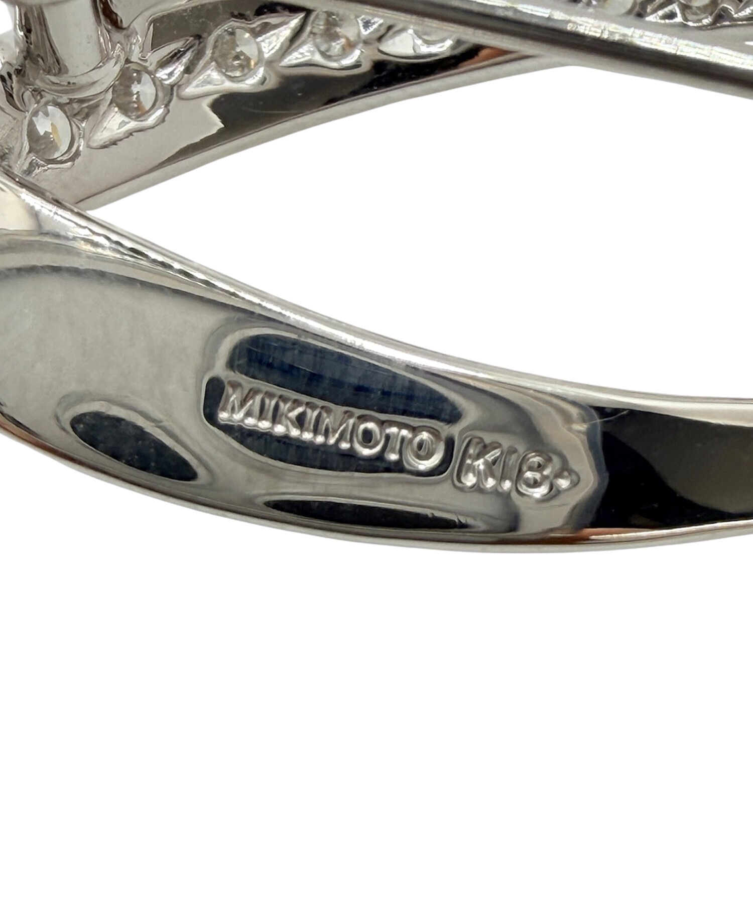中古・古着通販】MIKIMOTO (ミキモト) ダイヤモンドパールブローチ