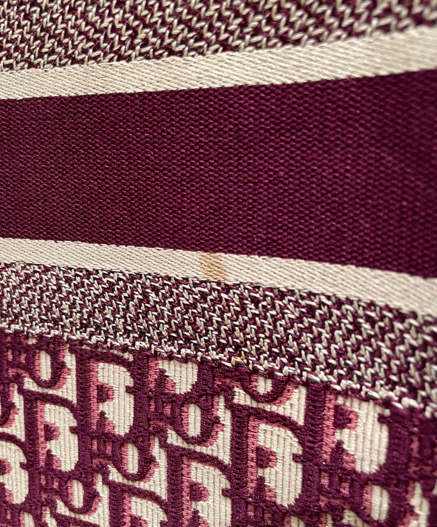 ヴィンテージディオール ジャケット ボルドー　レトロデザイン　Mサイズ ヴィンテージディオール ジャケット ボルドー レトロデザイン Mサイズ