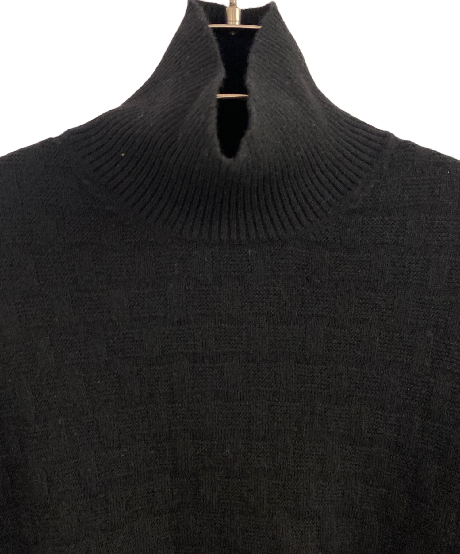 中古・古着通販】CHANEL (シャネル) タートルネックニット ブラック