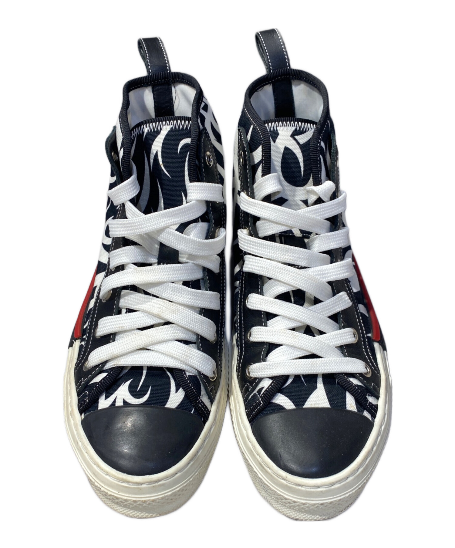 中古・古着通販】Dior Homme (ディオール オム) キャンバスハイカット 