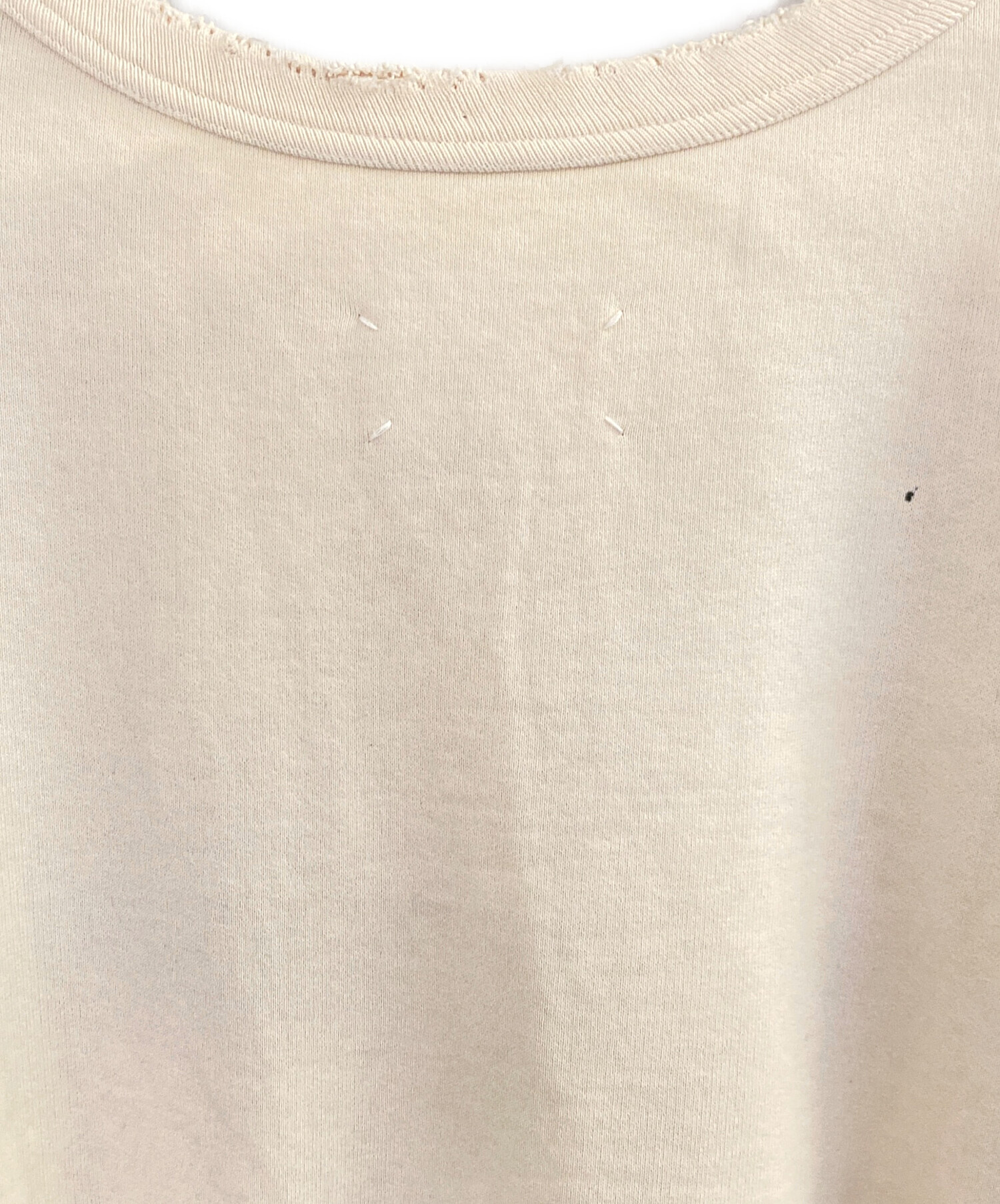 Maison Margiela メゾンマルジェラ/ペンキクラッシュ/スウェット/トレーナー/ベージュ/S50GU0214/ABランク/18【中古】 中古・古着通販】Maison Margiela (メゾンマルジェラ) ペンキ