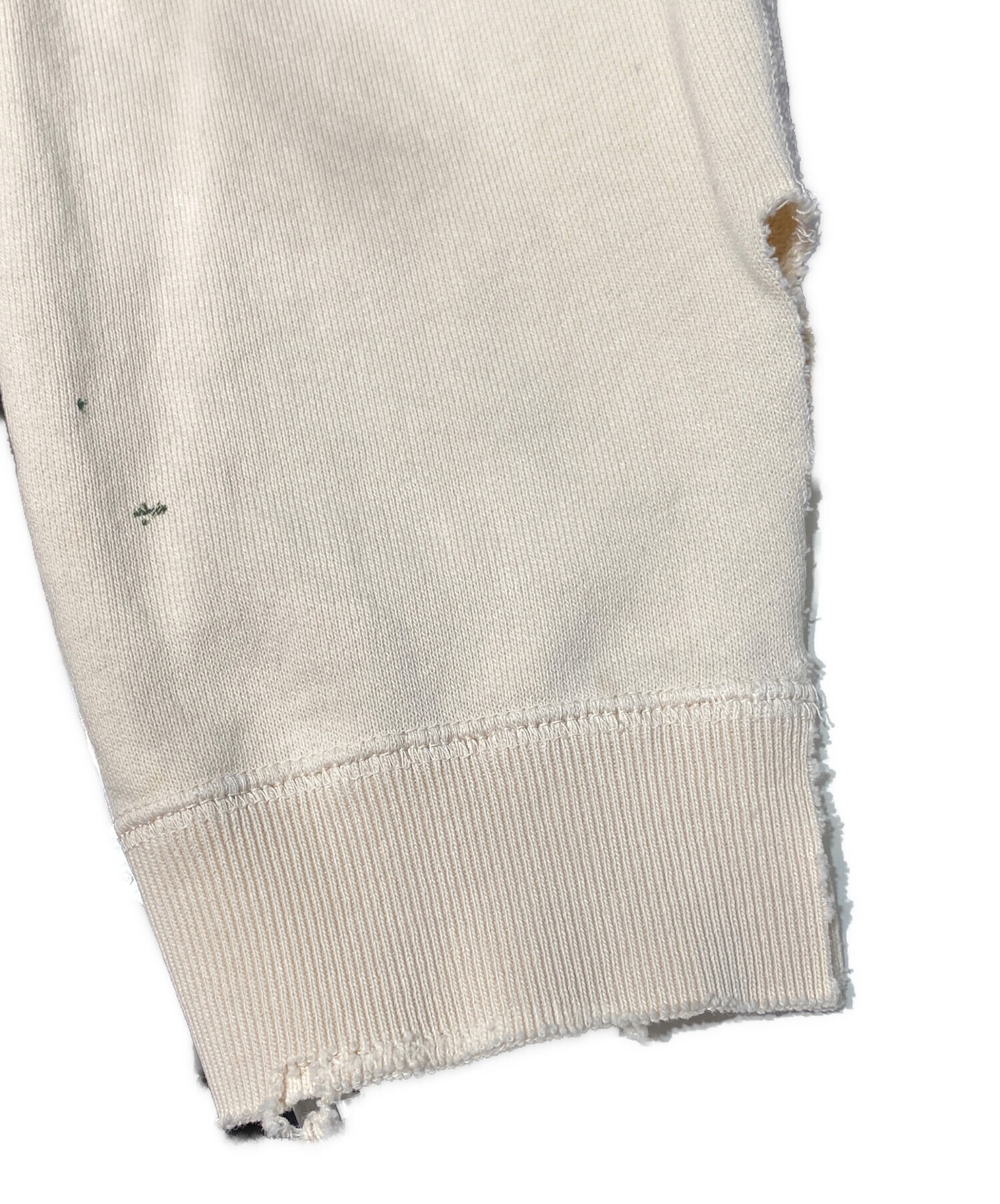 Maison Margiela メゾンマルジェラ/ペンキクラッシュ/スウェット/トレーナー/ベージュ/S50GU0214/ABランク/18【中古】 中古・古着通販】Maison Margiela (メゾンマルジェラ) ペンキ