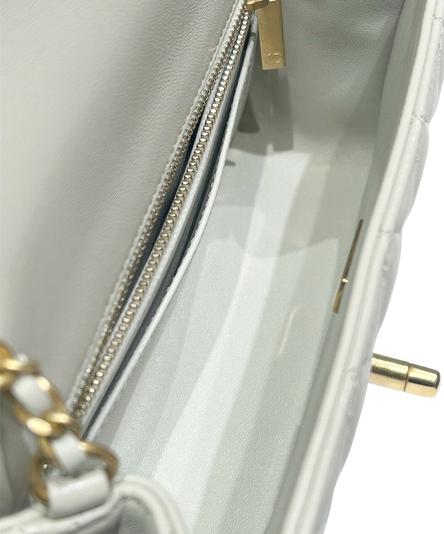 中古・古着通販】CHANEL (シャネル) ミニ フラップ バッグ/ゴールド