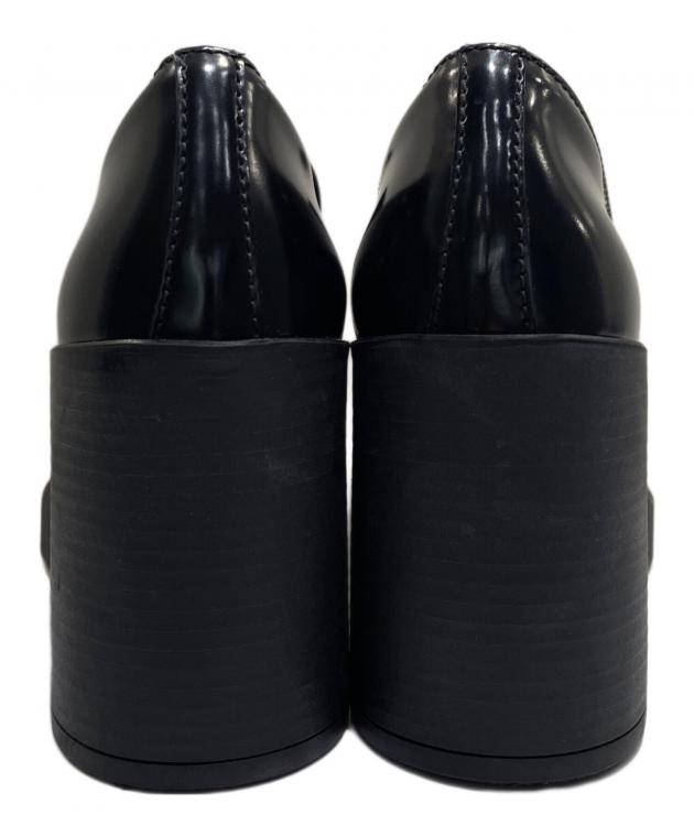 中古・古着通販】PRADA (プラダ) トライアングルロゴヒールローファー