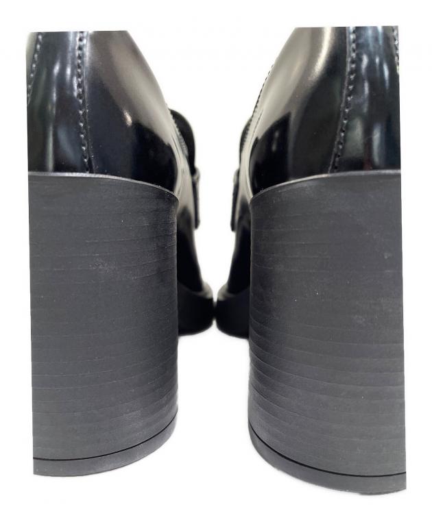 中古・古着通販】PRADA (プラダ) トライアングルロゴヒールローファー