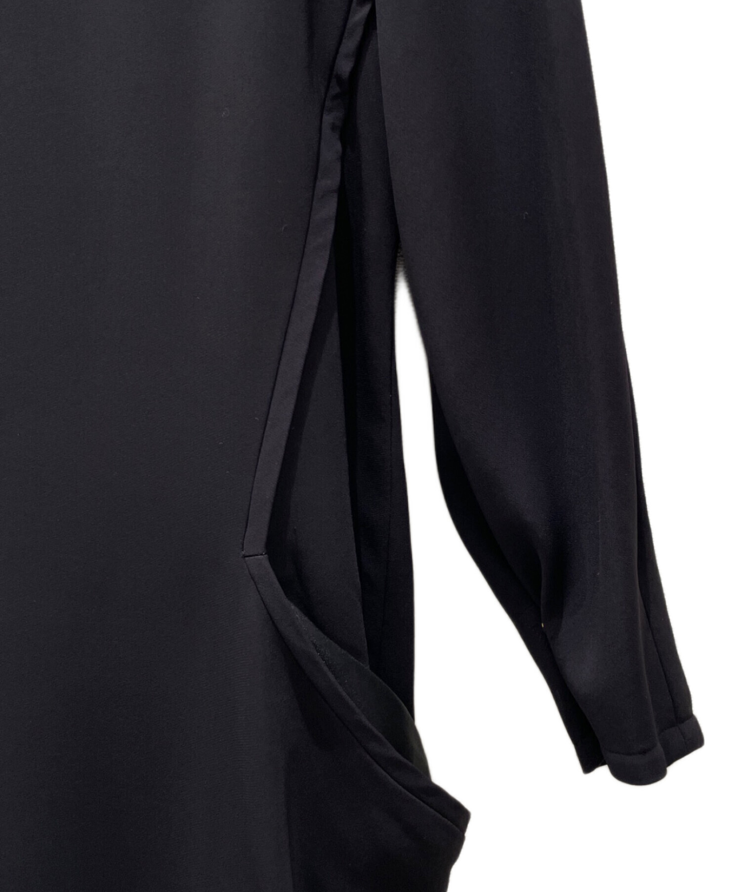 中古・古着通販】CYCLAS (シクラス) 長袖ロングワンピース ネイビー