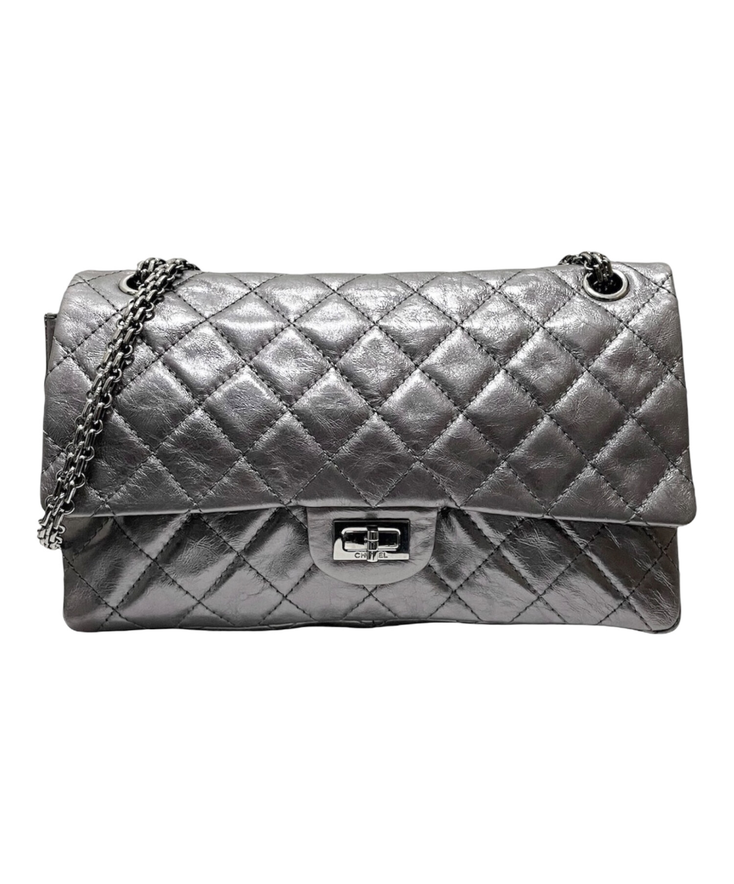 中古・古着通販】CHANEL (シャネル) 2.55 マトラッセダブルフラップ