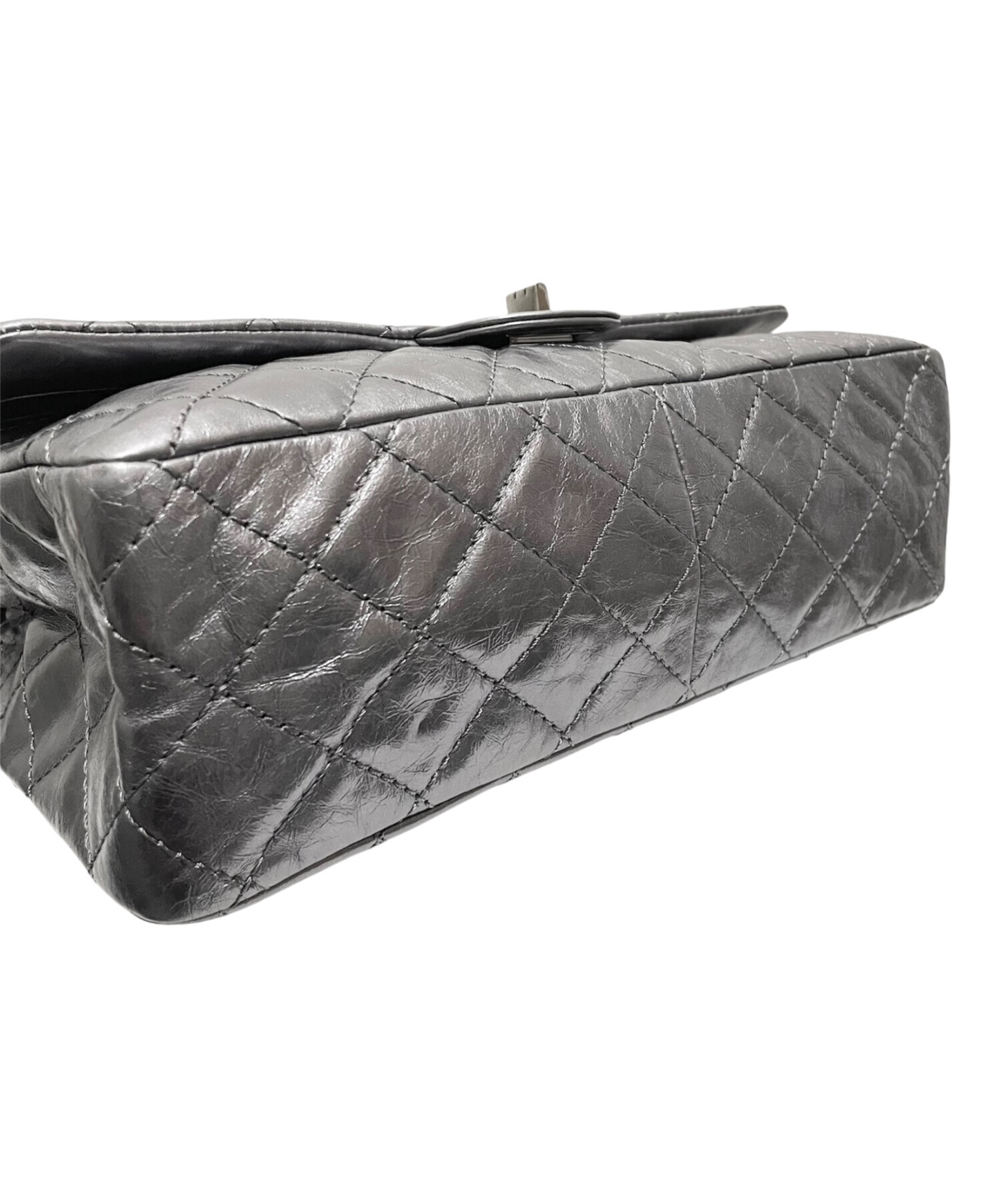 中古・古着通販】CHANEL (シャネル) 2.55 マトラッセダブルフラップ 