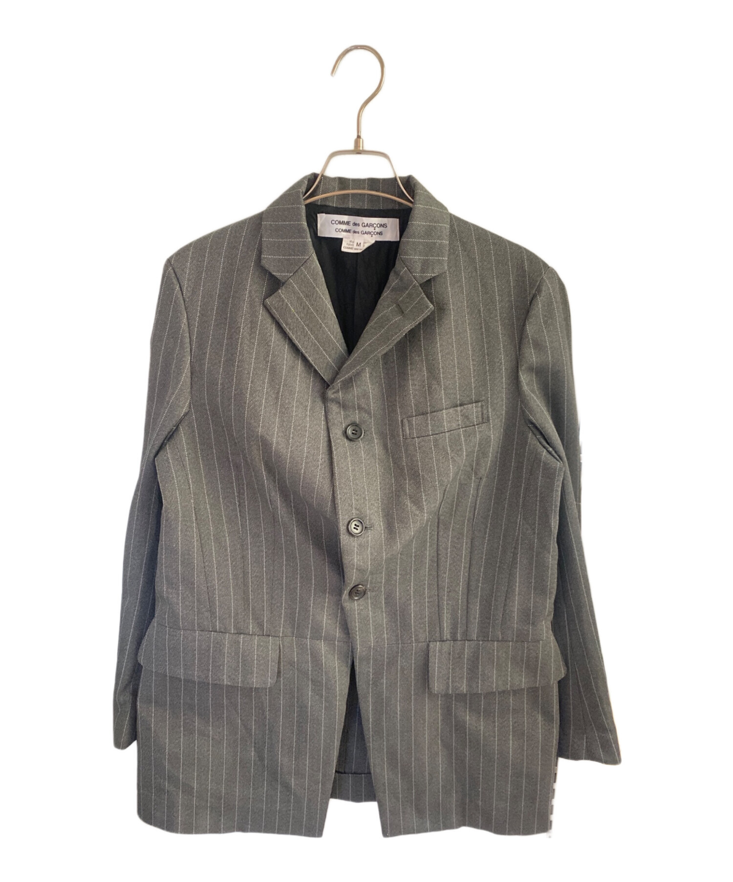 tricot COMME des GARCONS 裁断　ストライプジャケット 中古・古着通販】COMME des GARCONS COMME des GARCONS