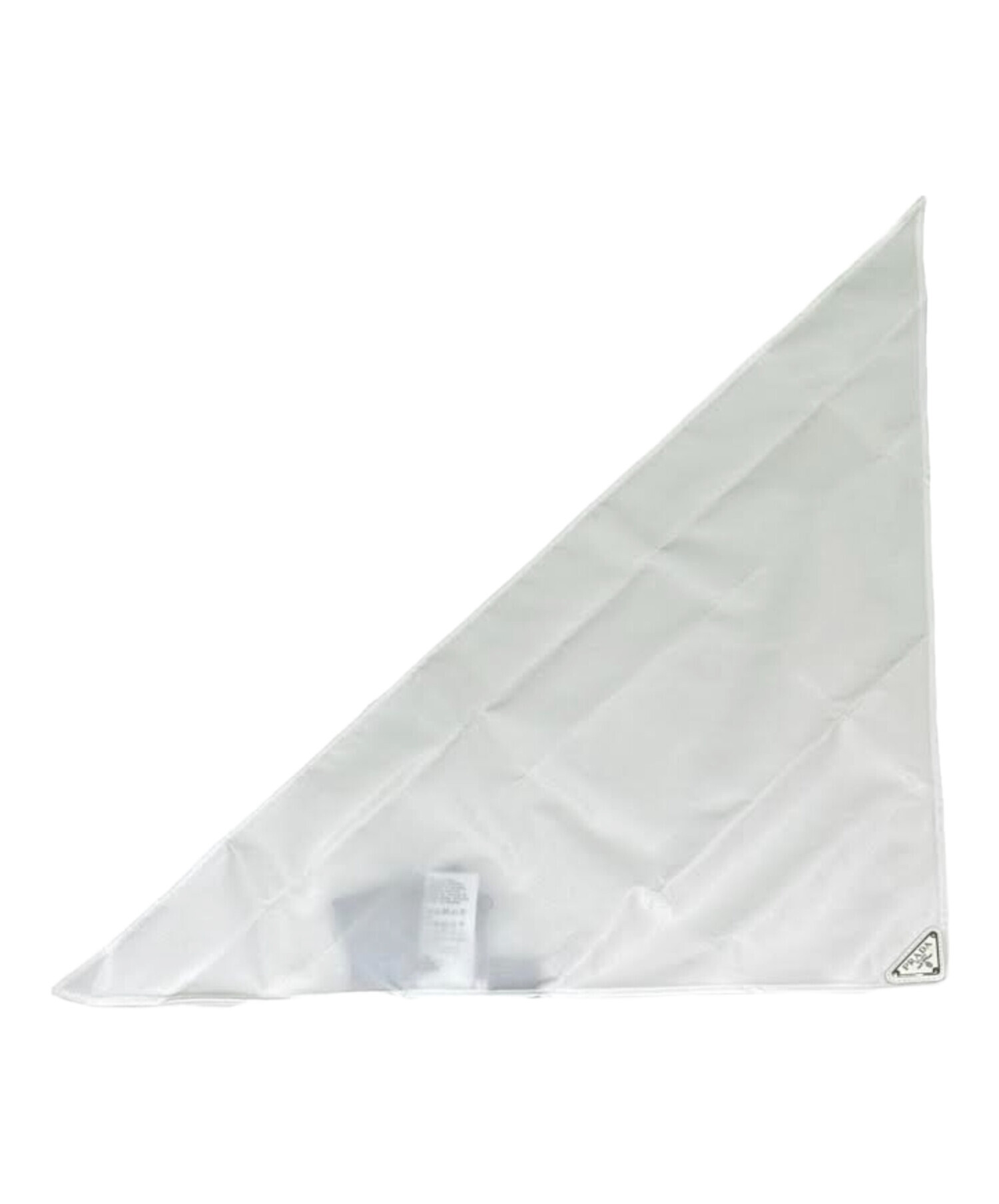 中古・古着通販】PRADA (プラダ) Re-Nylonロゴスカーフ ホワイト