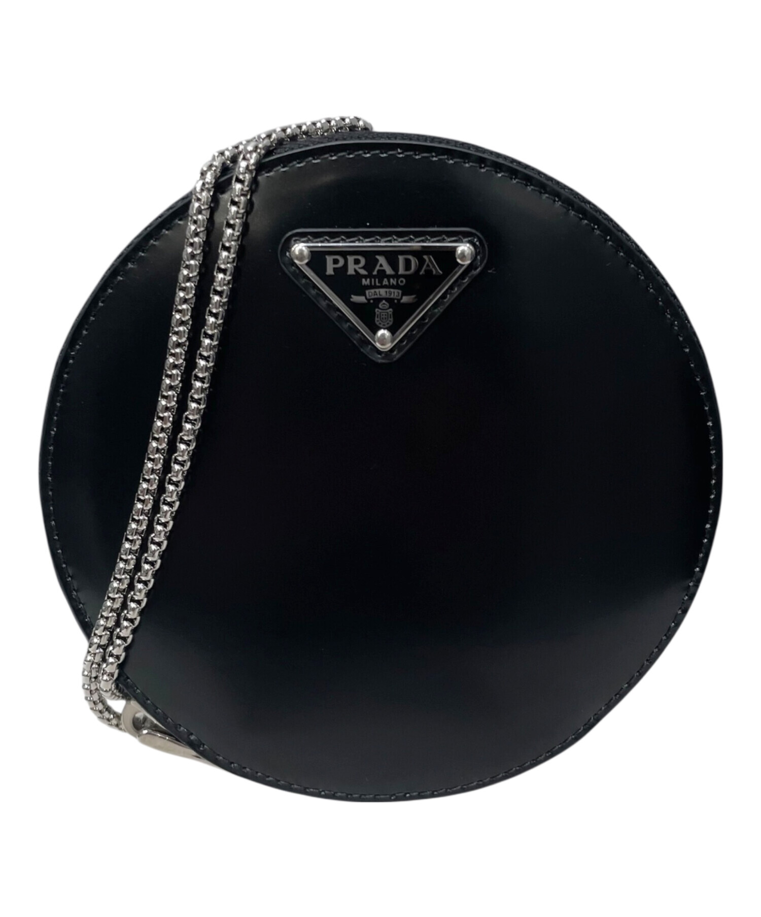 中古・古着通販】PRADA (プラダ) トライアングルロゴサークルポーチ