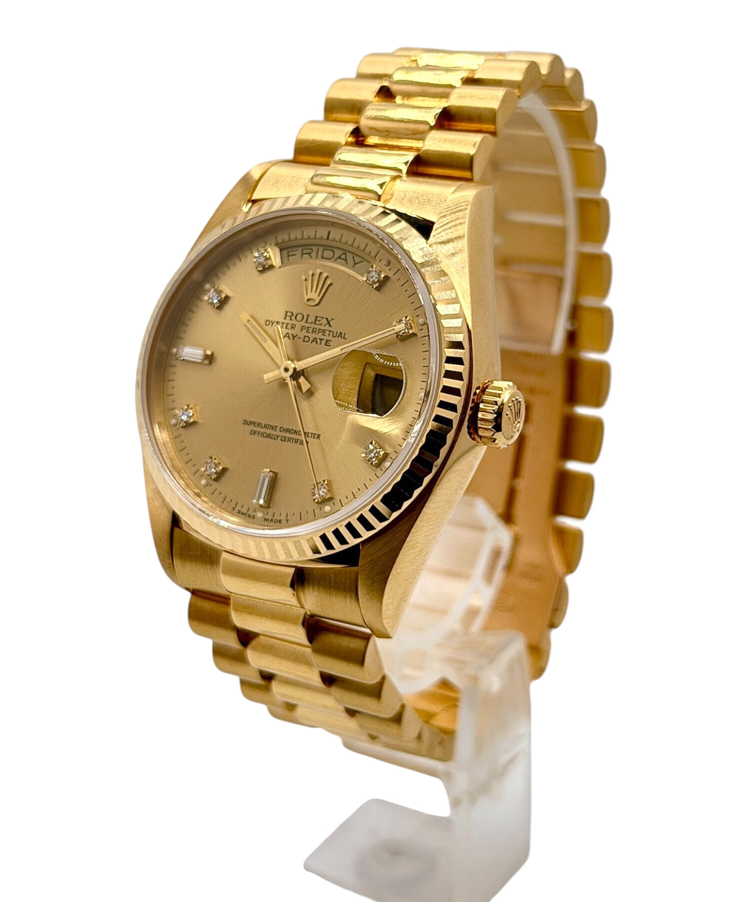 中古・古着通販】ROLEX (ロレックス) デイデイト10Pダイヤ Ref.18038A