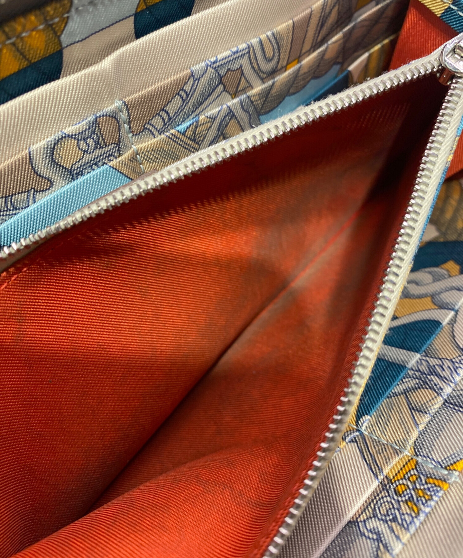 中古・古着通販】HERMES (エルメス) アザップロングシルクイン/長財布 