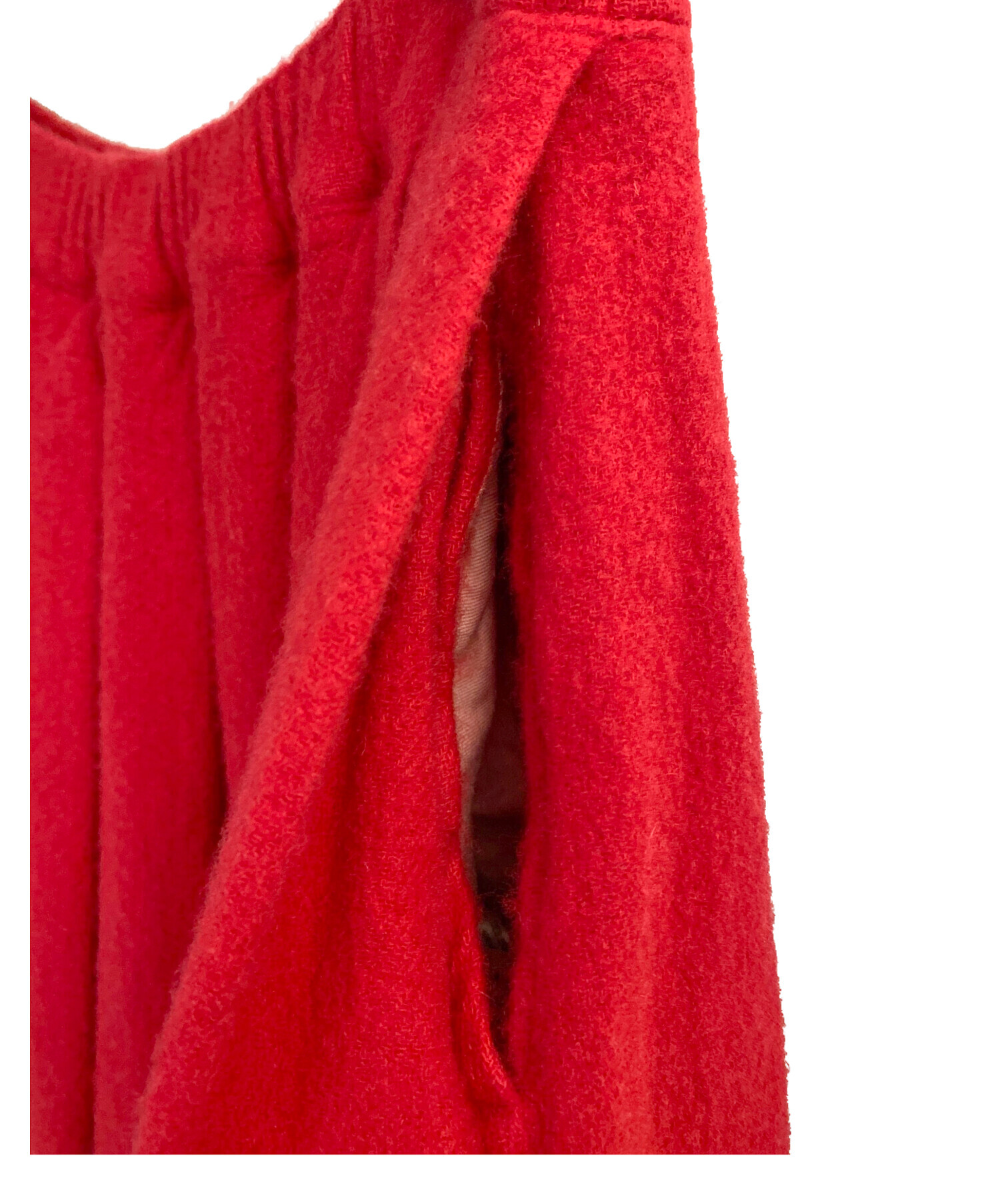 希少　コムデギャルソン レッドエナメル変形スカート 希少 コムデギャルソン レッドエナメル変形スカート