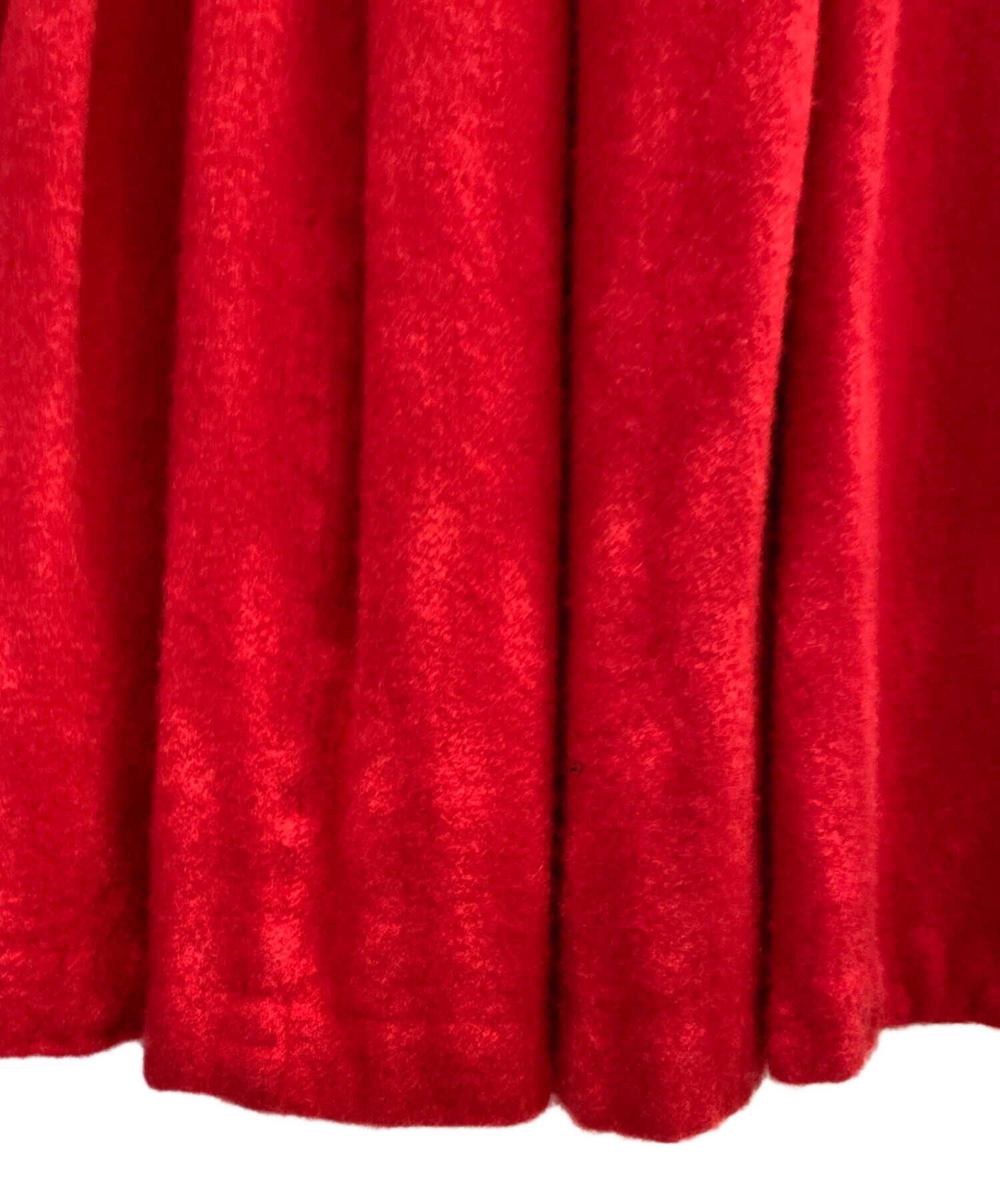 希少　コムデギャルソン レッドエナメル変形スカート 希少 コムデギャルソン レッドエナメル変形スカート